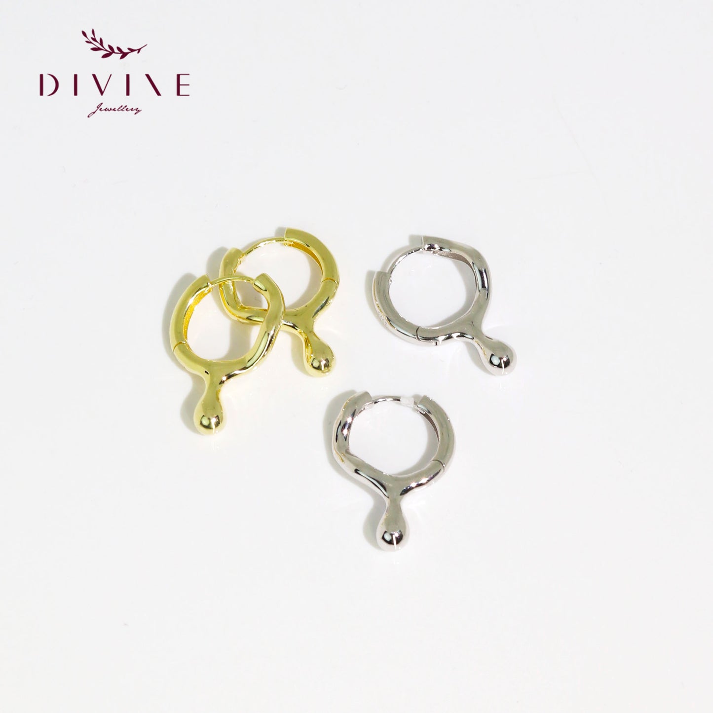 Silver earrings 025