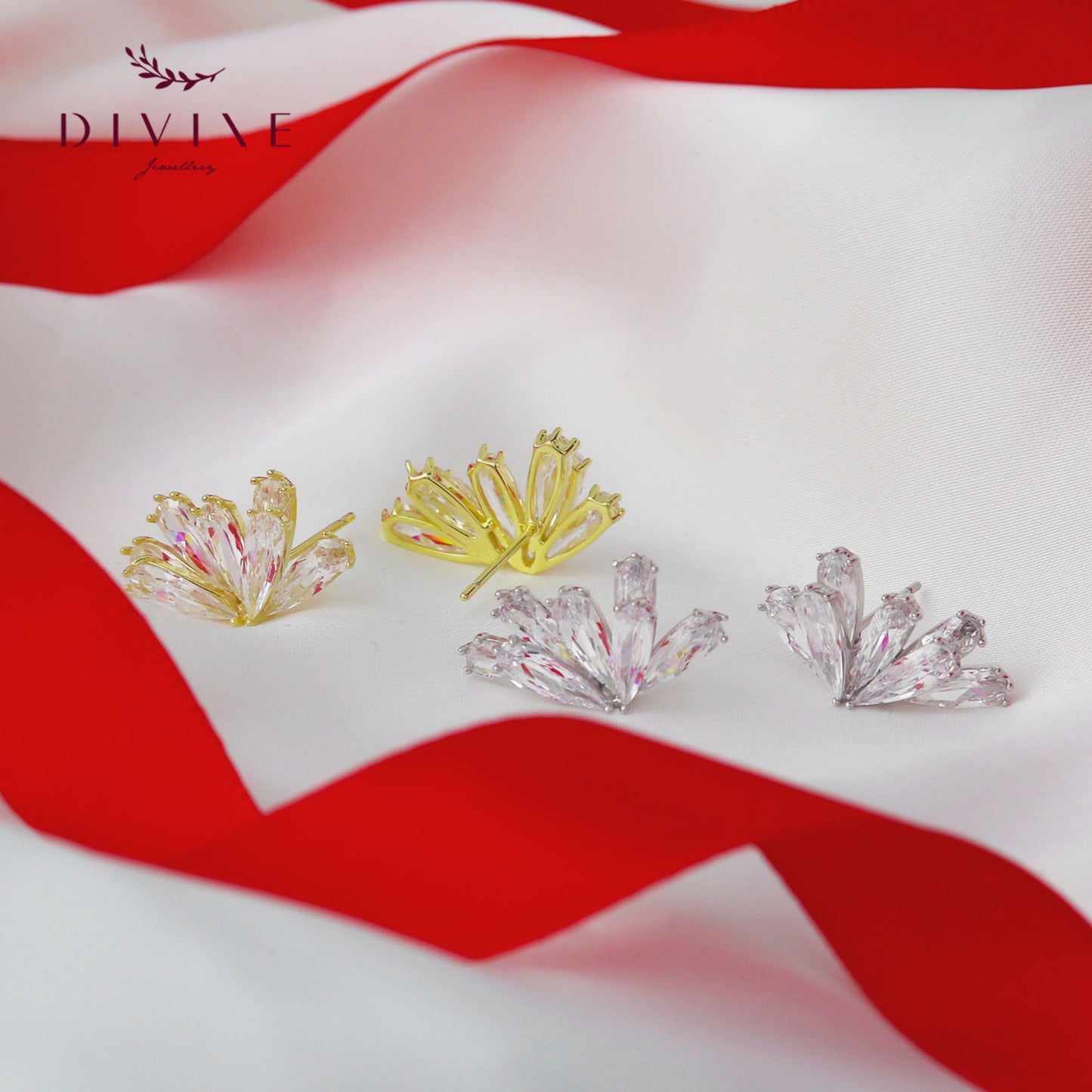Silver earrings 045