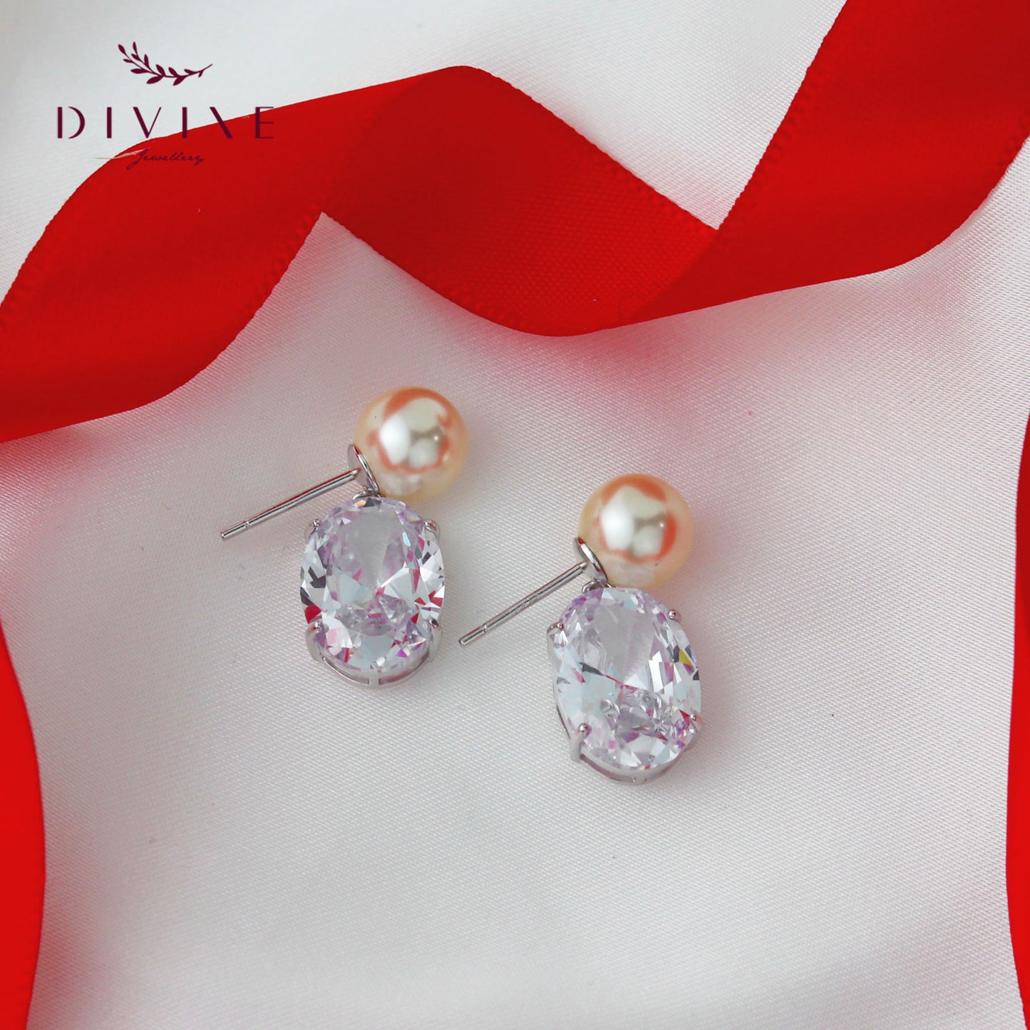 Silver earrings 046