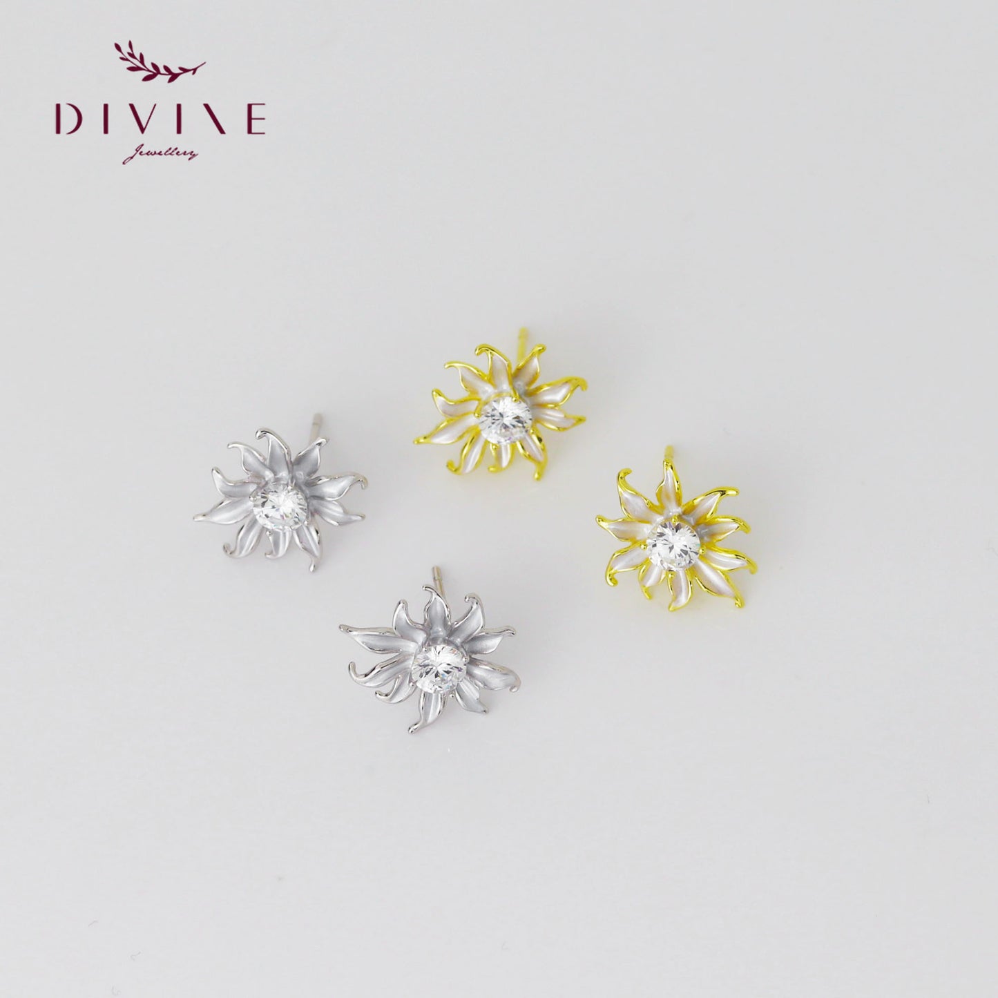 Silver earrings 048