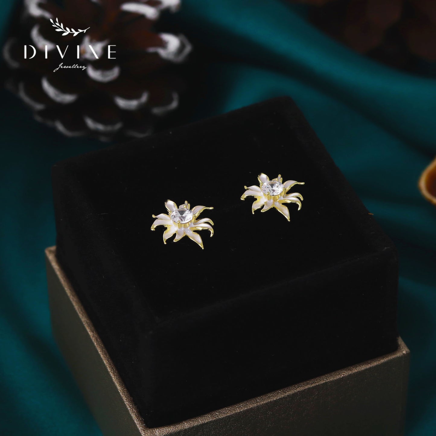 Silver earrings 048