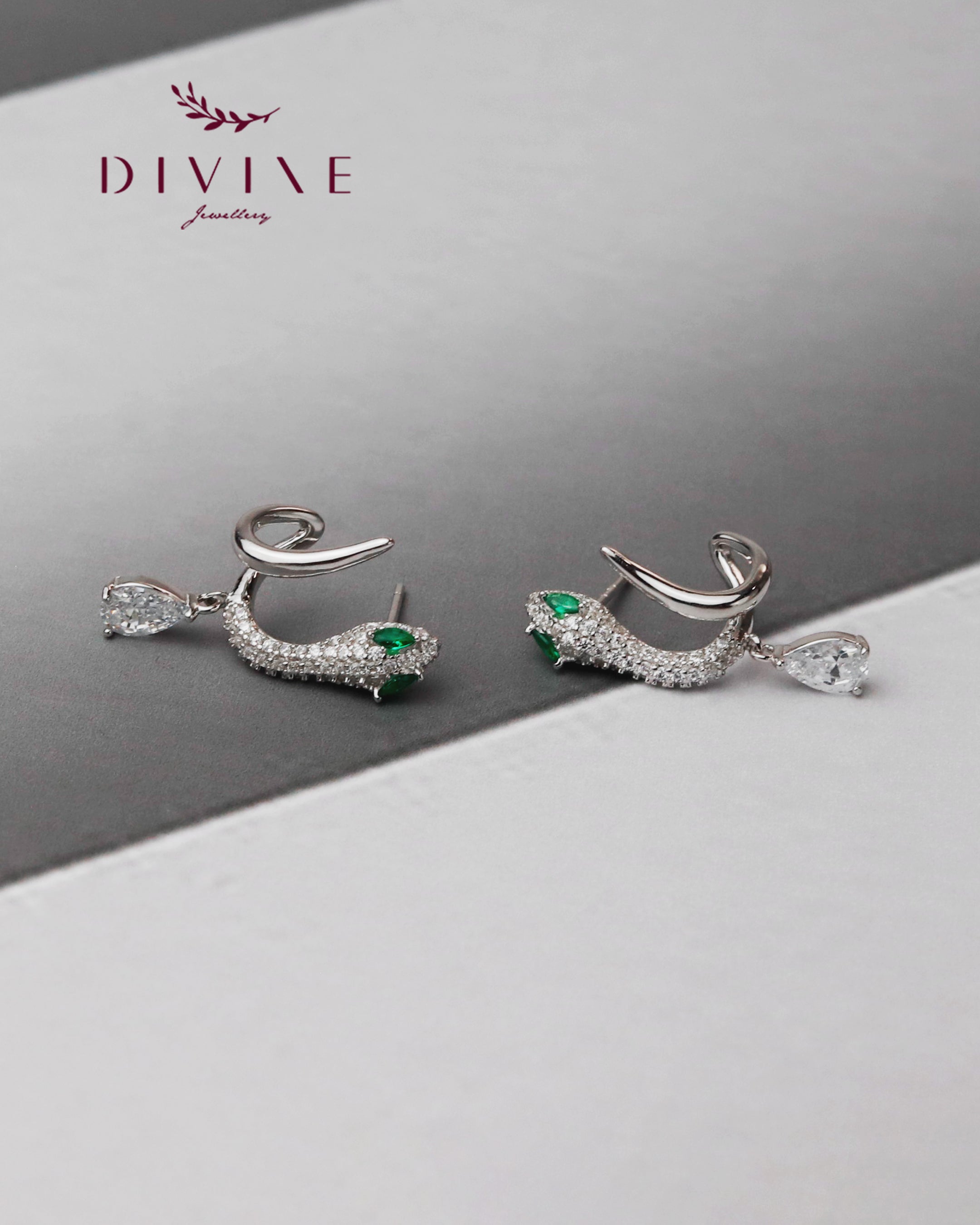Silver earrings 195
