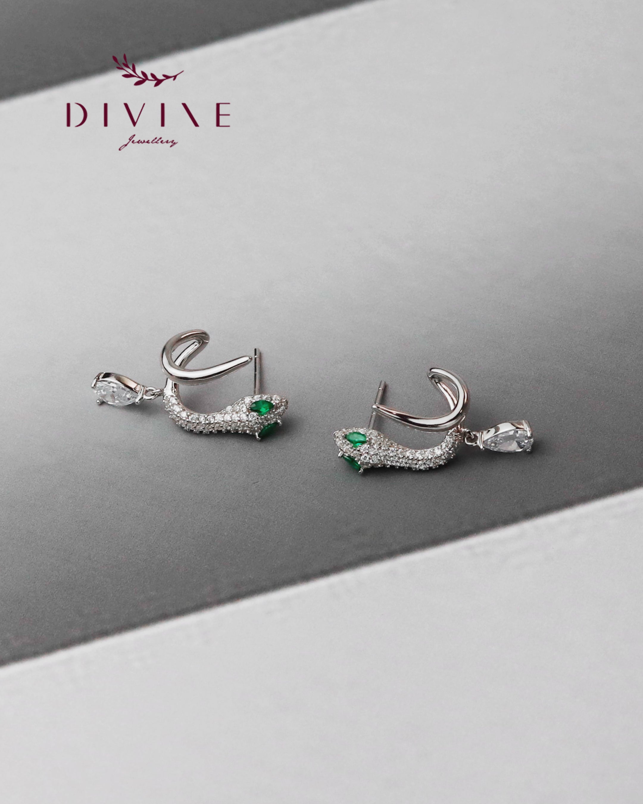 Silver earrings 195