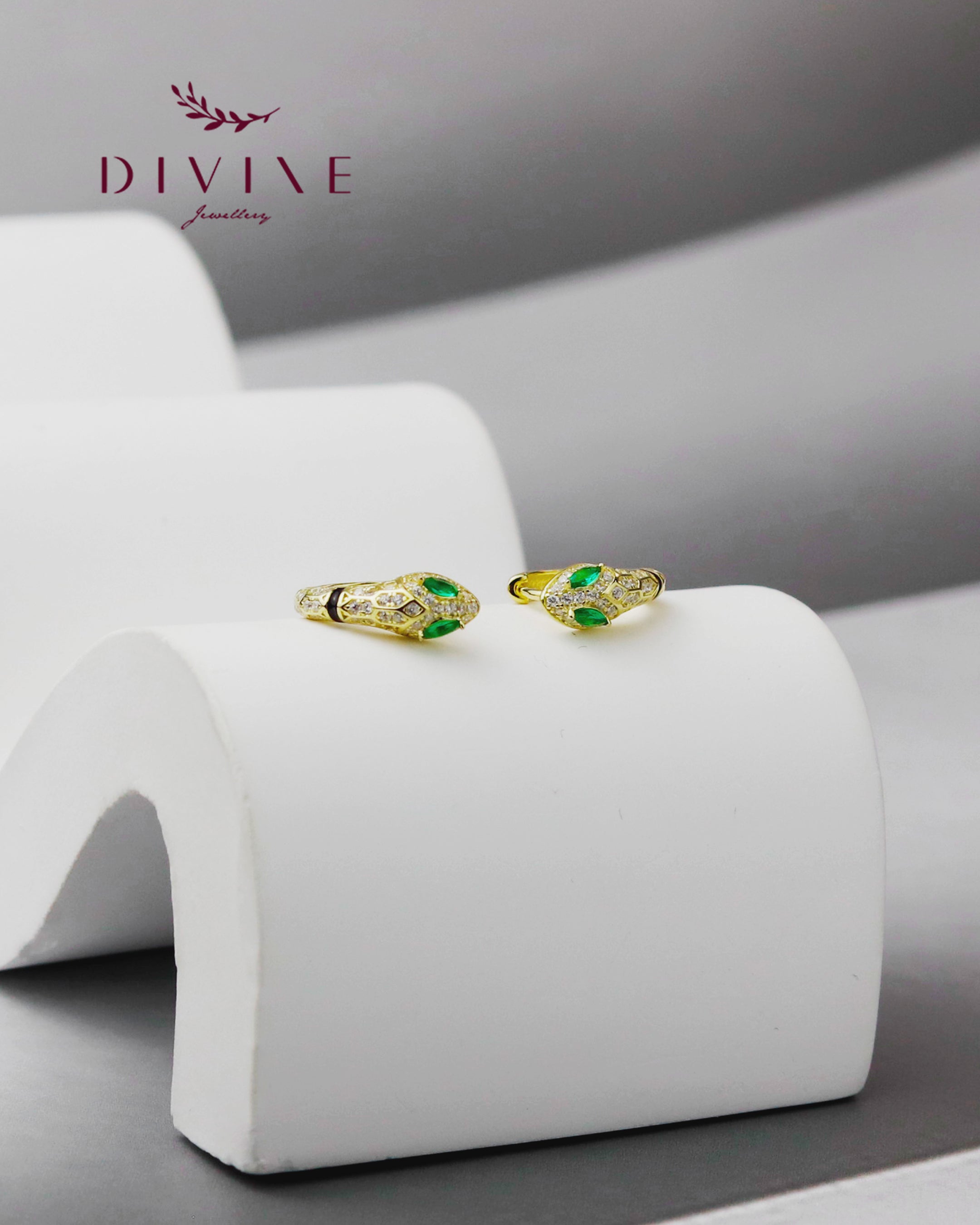 Silver earrings 196