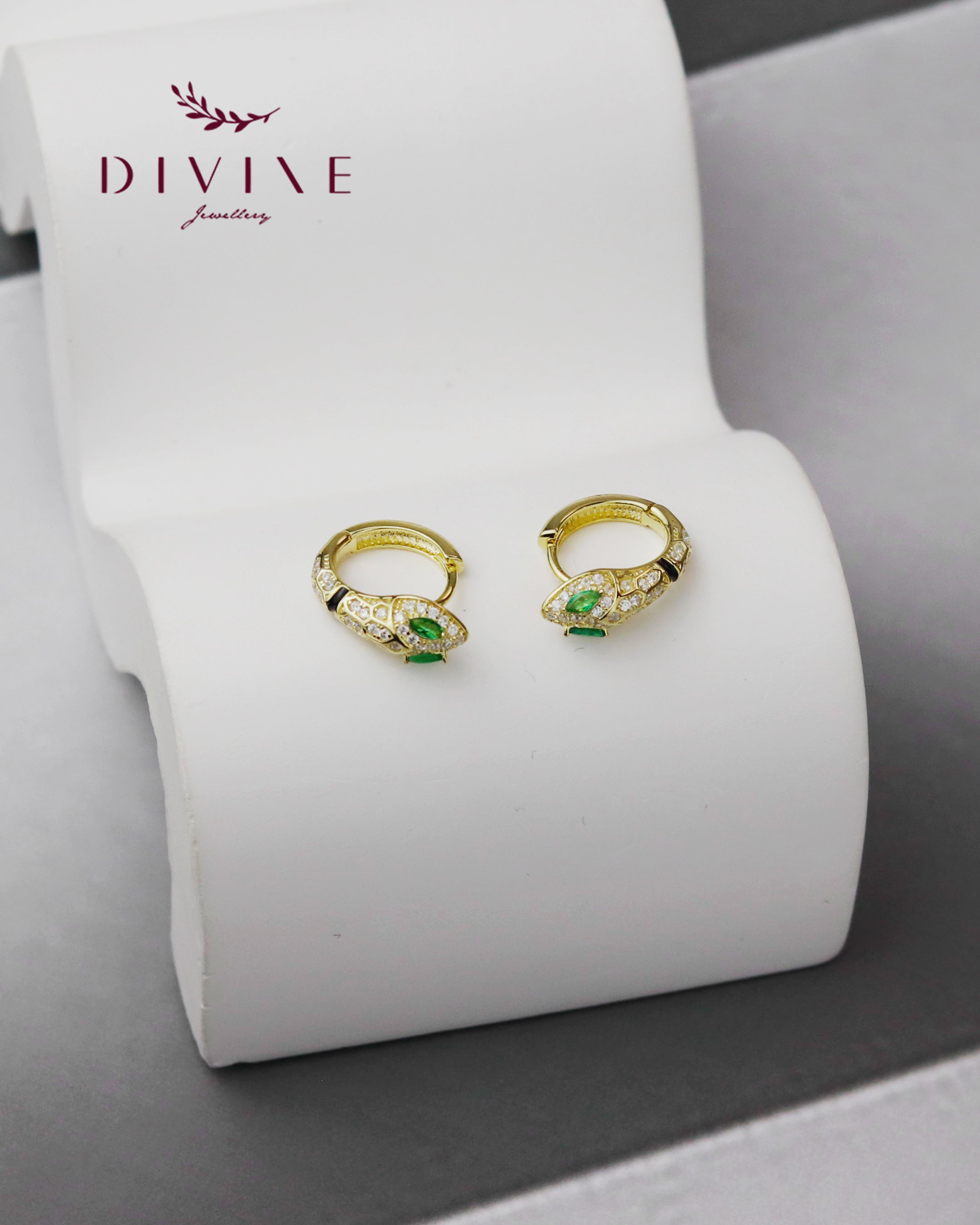 Silver earrings 196