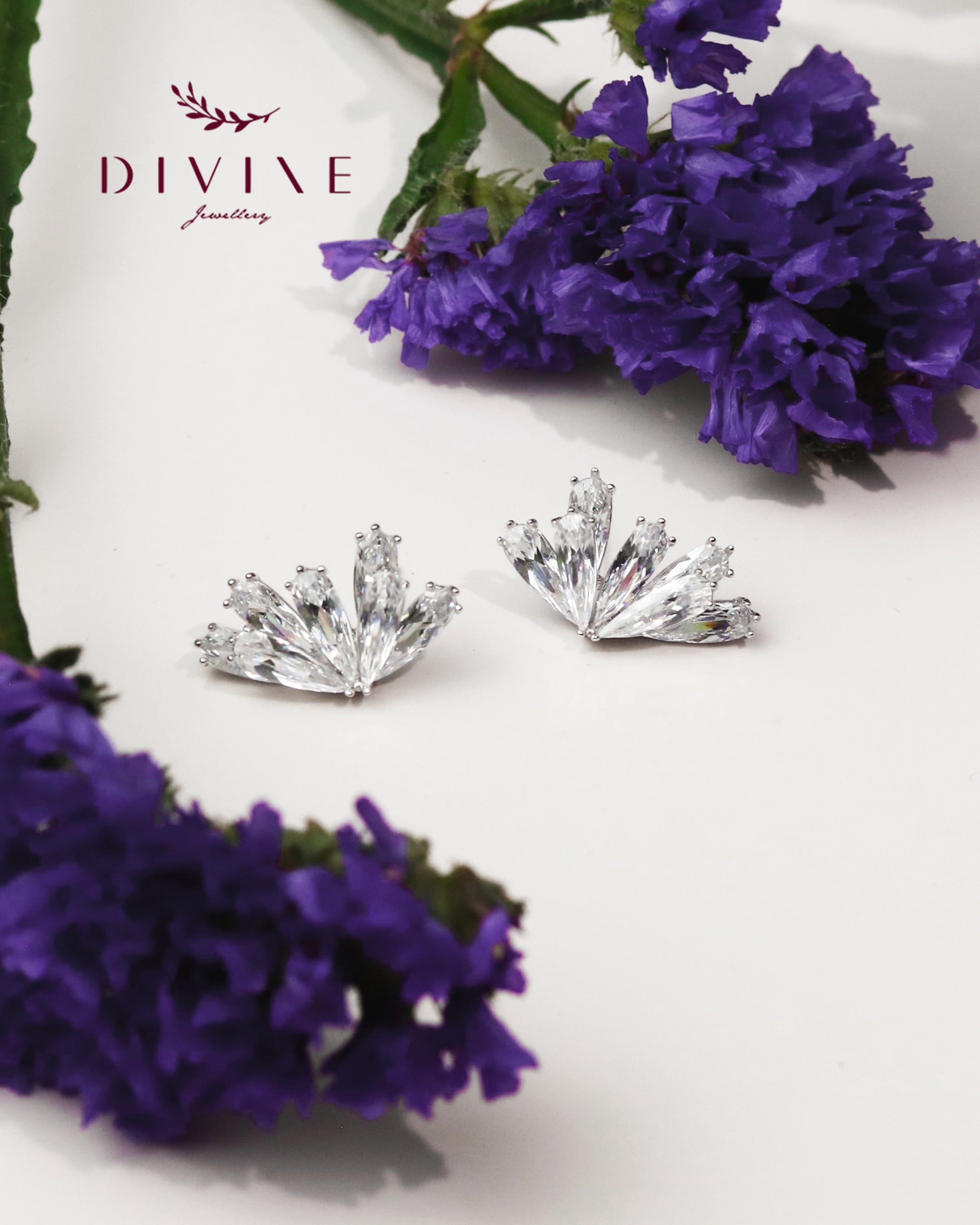 Silver earrings 177