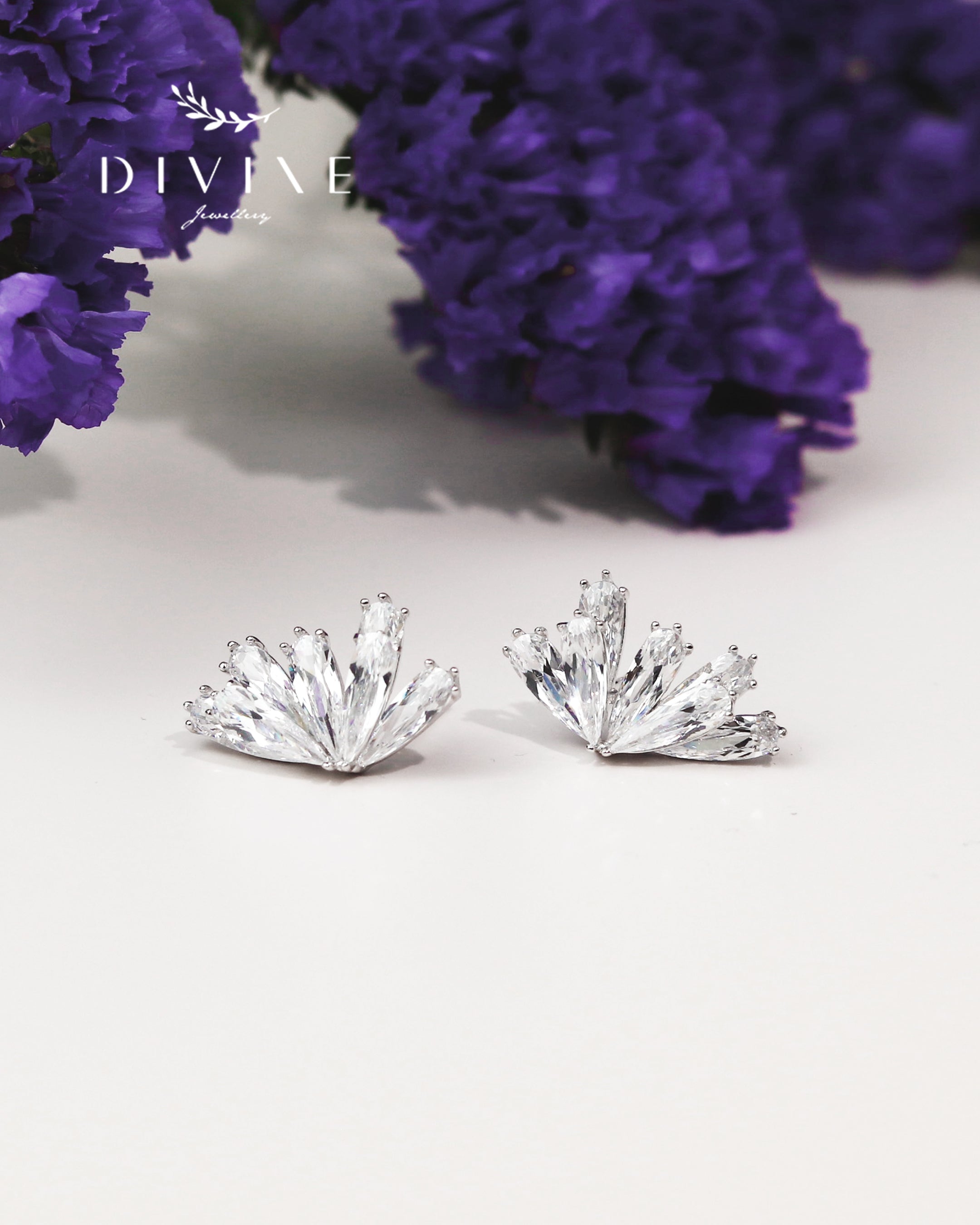 Silver earrings 177