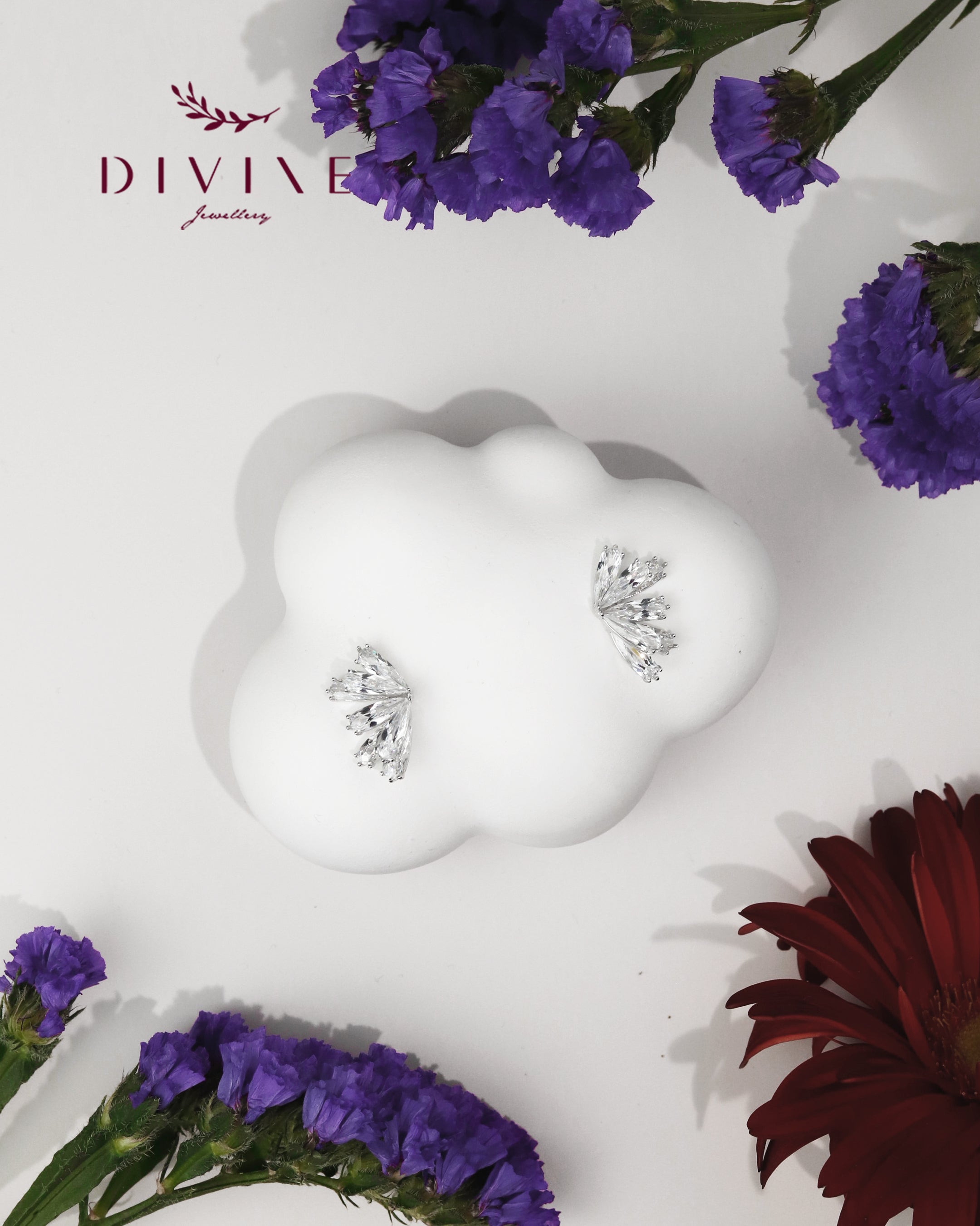 Silver earrings 177