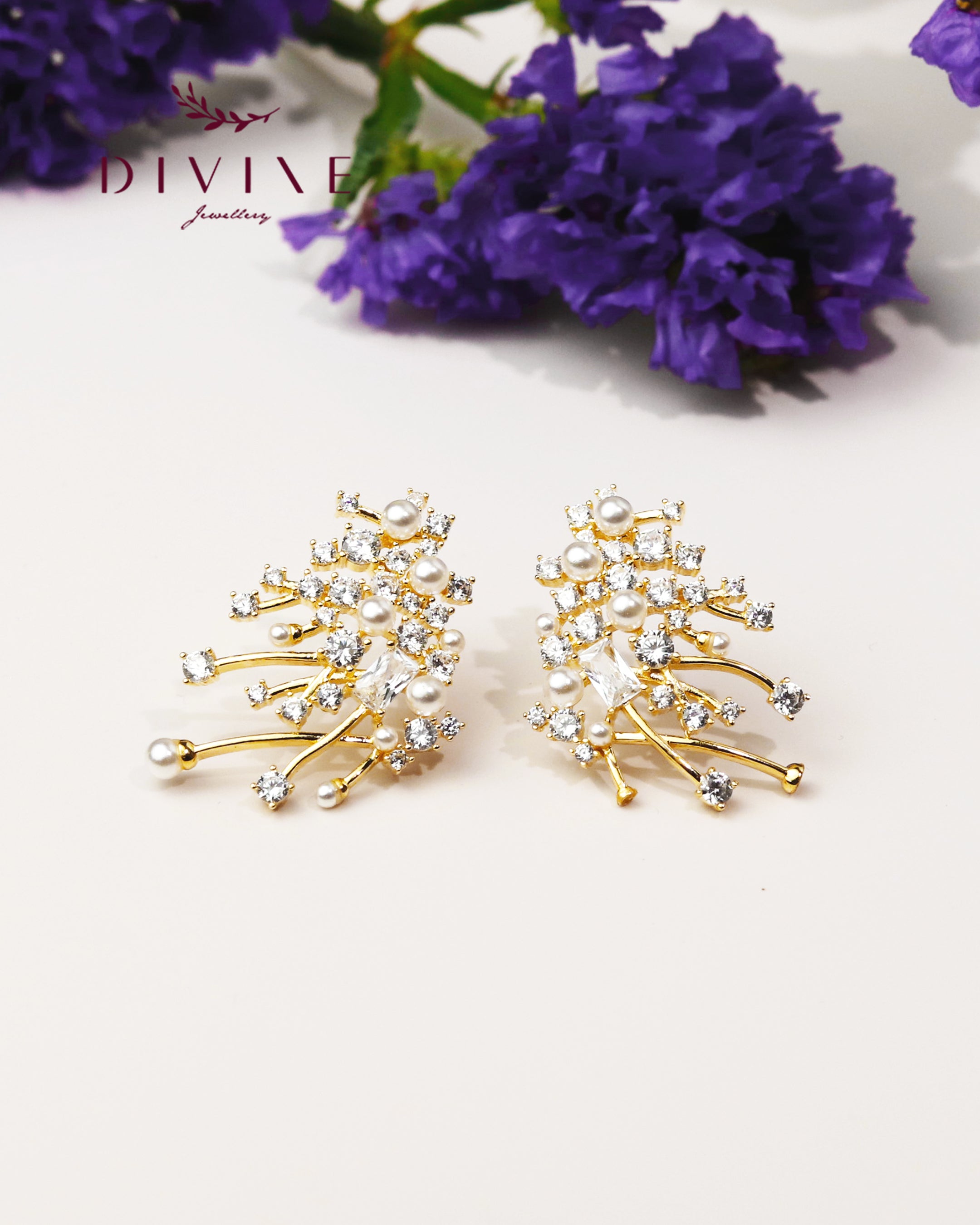 Silver earrings 179