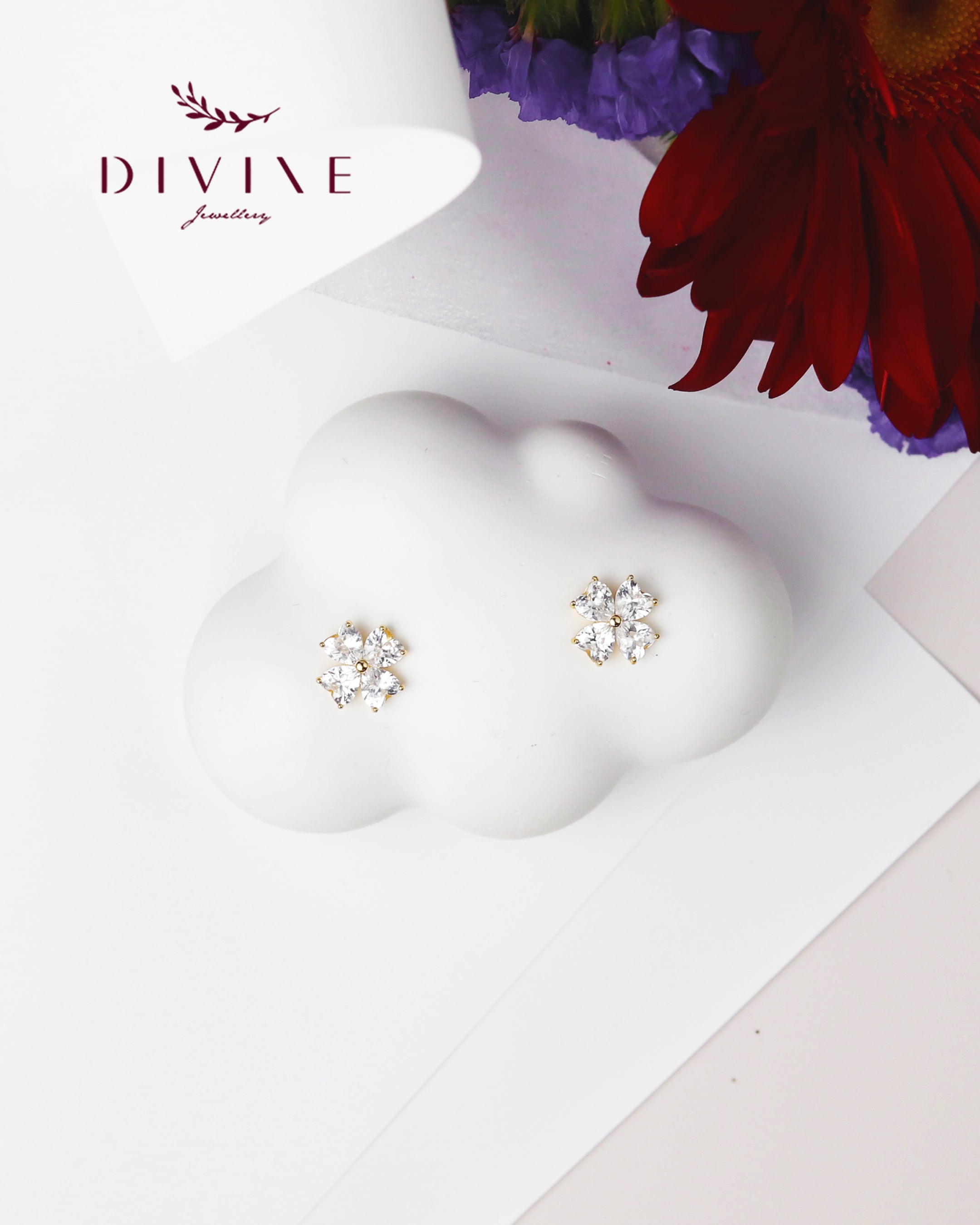 Silver earrings 181