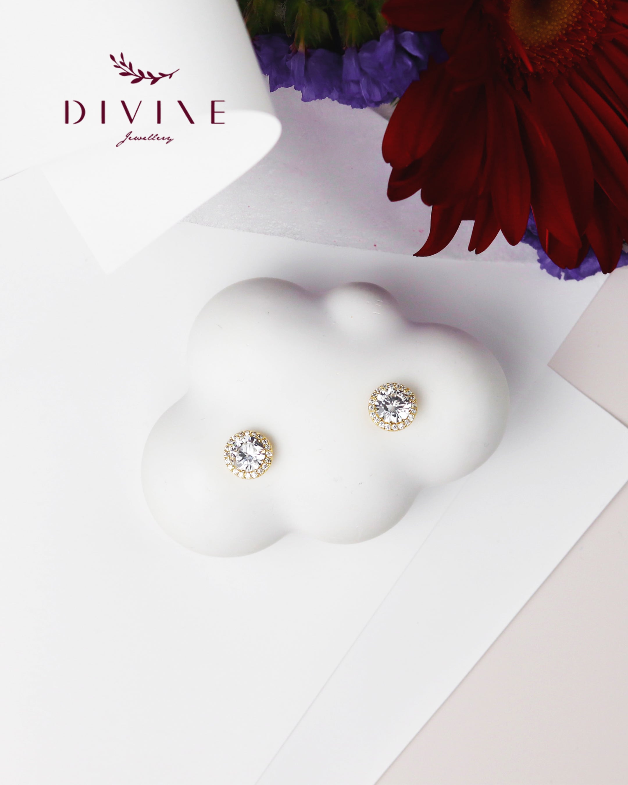 Silver earrings 182