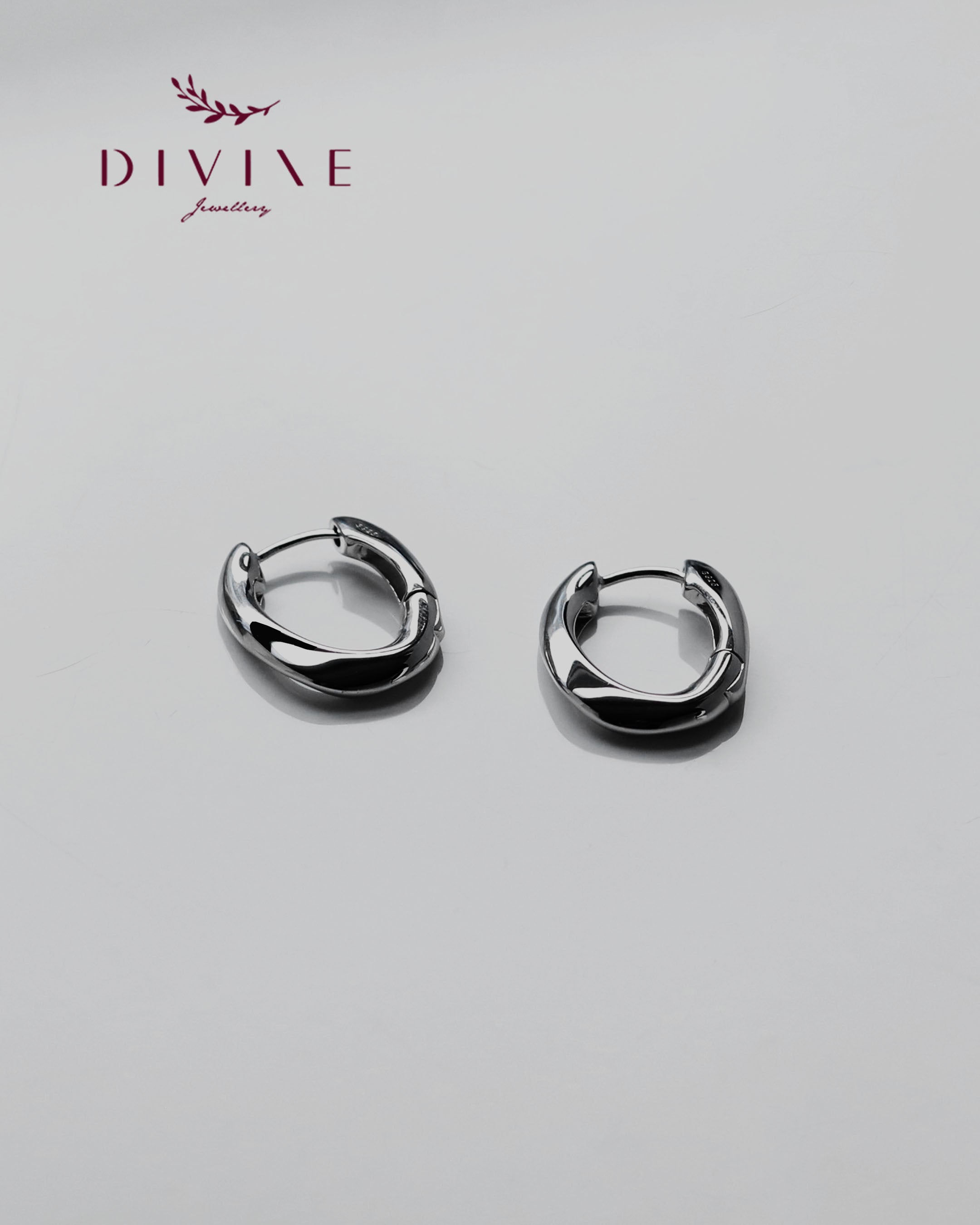 Silver earrings 162