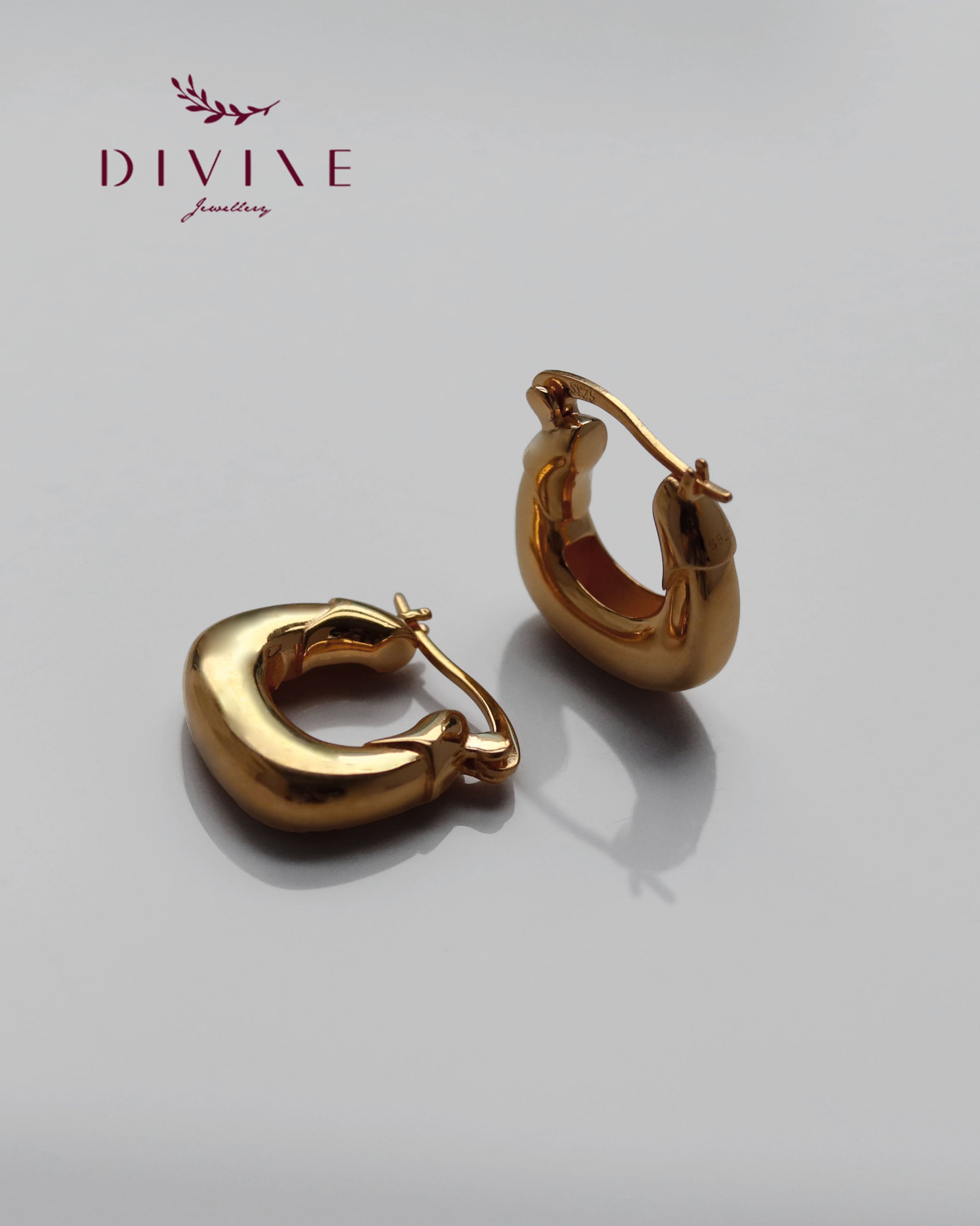 Silver earrings 167