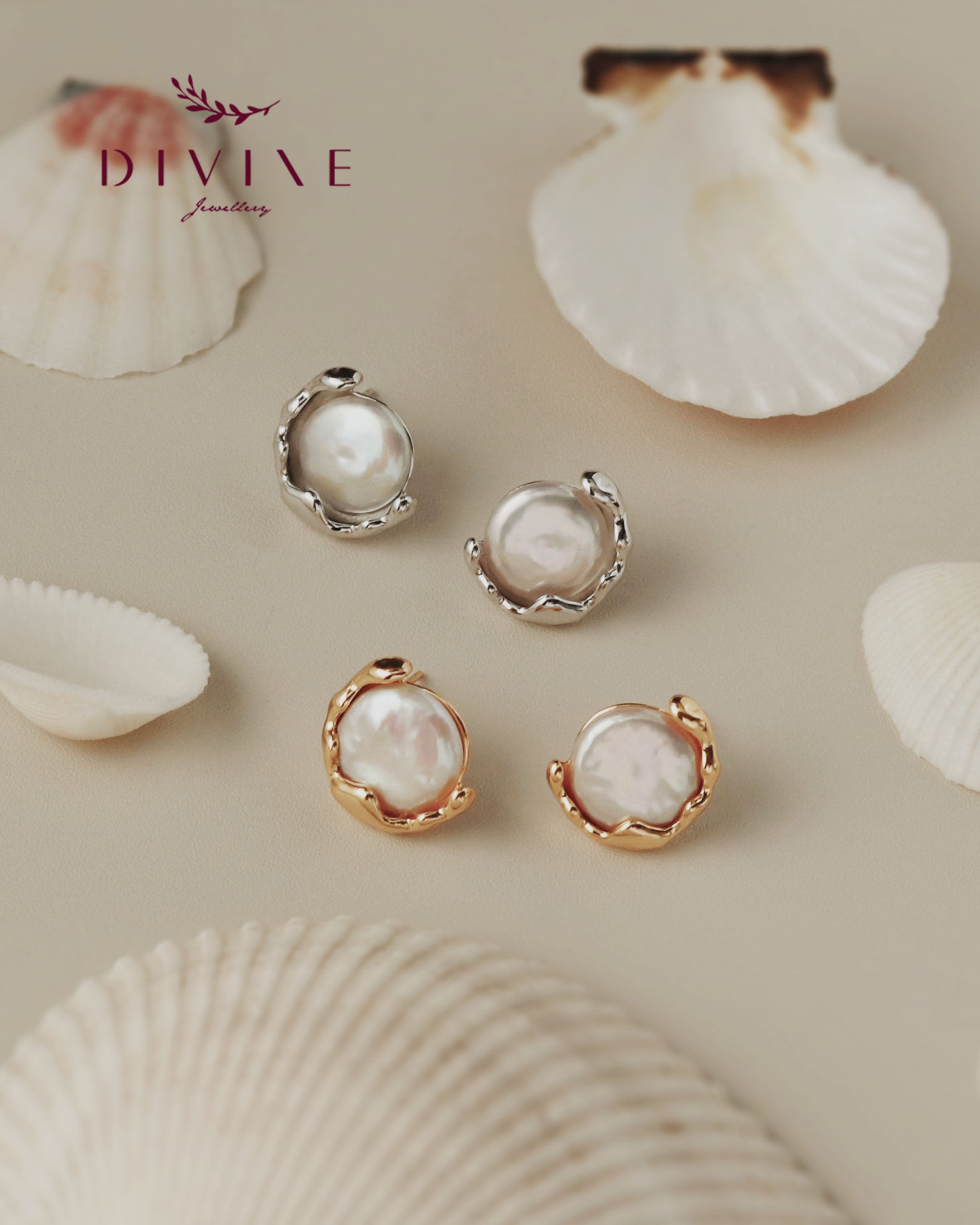 Silver earrings 169