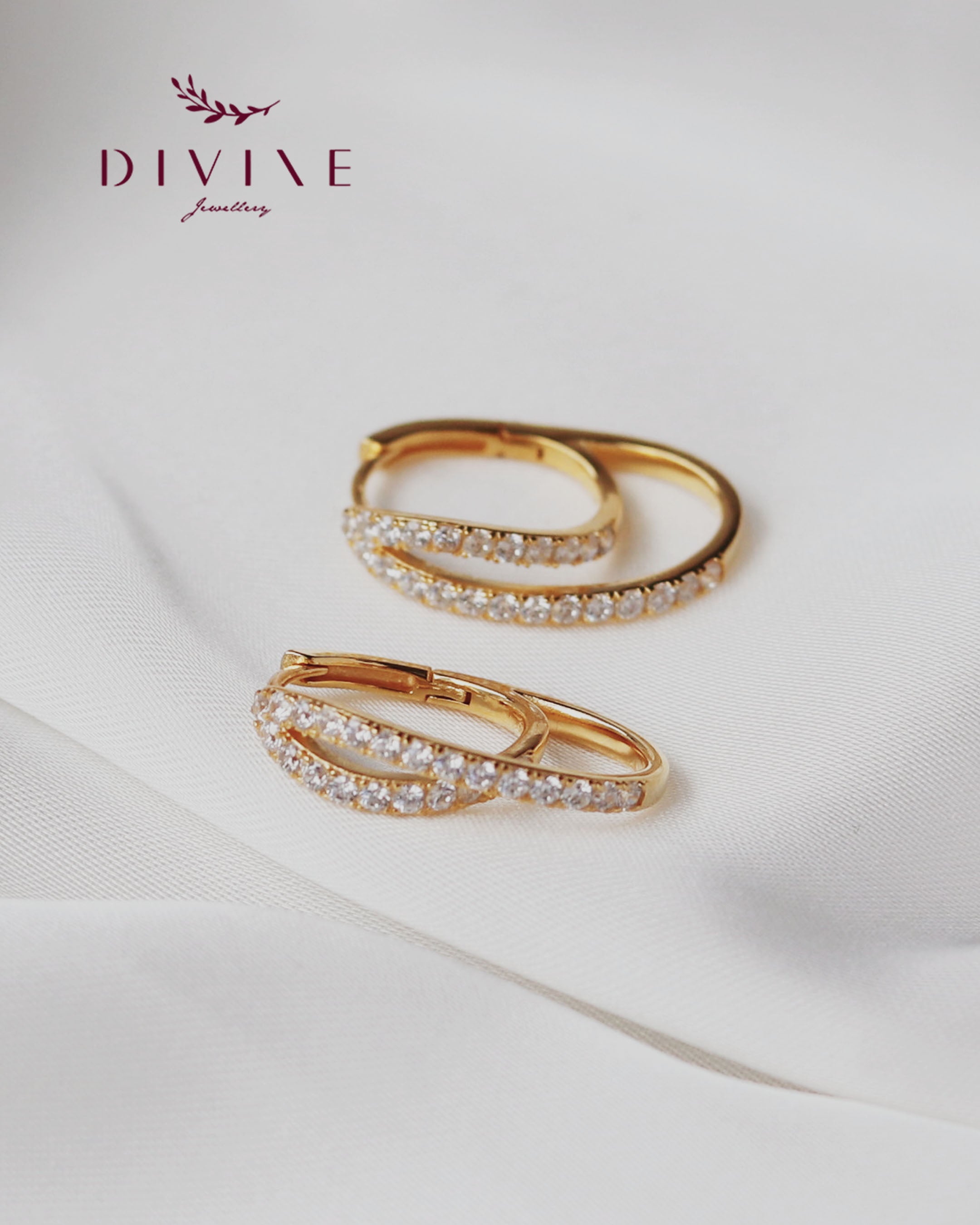 Silver earrings 172