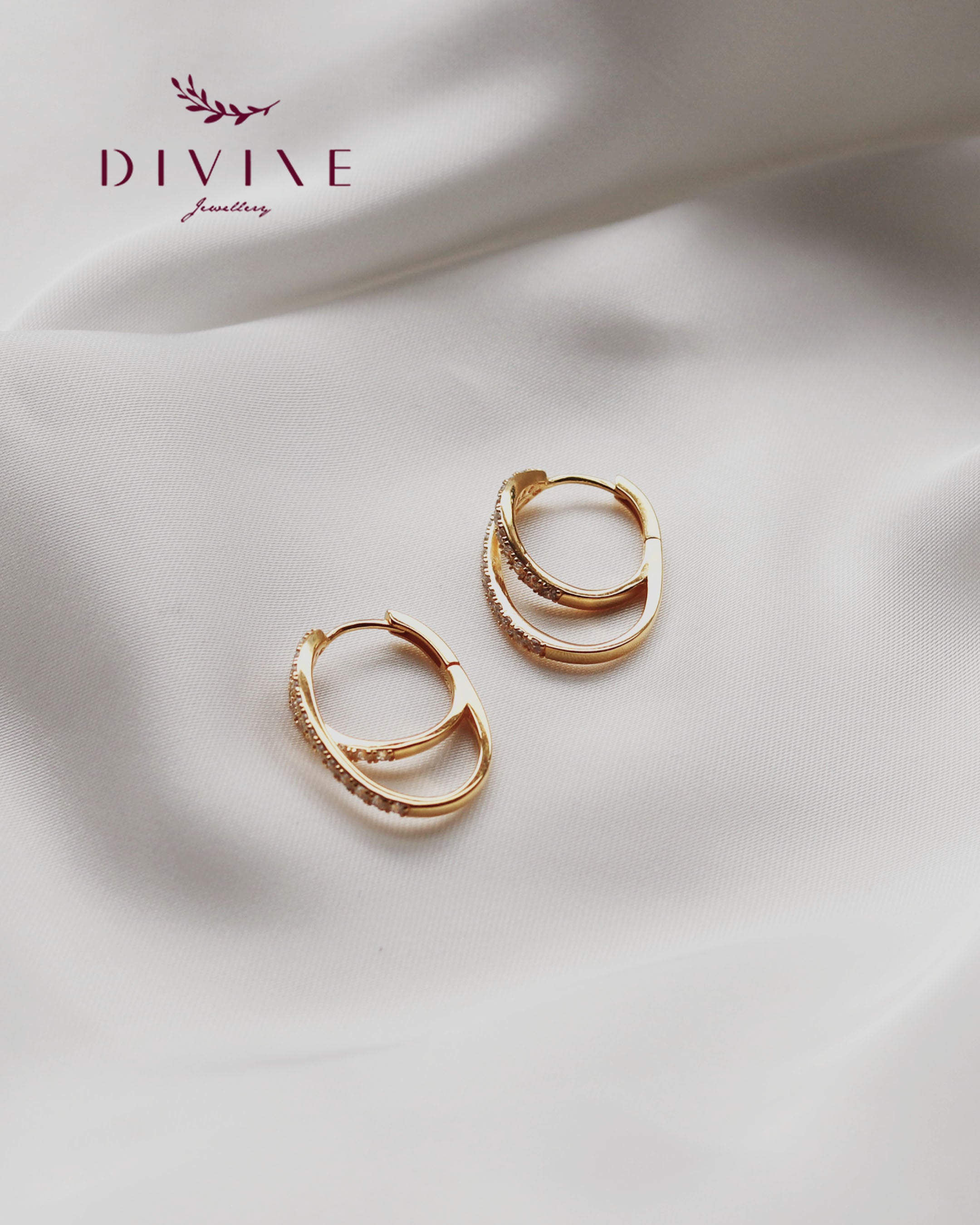 Silver earrings 172