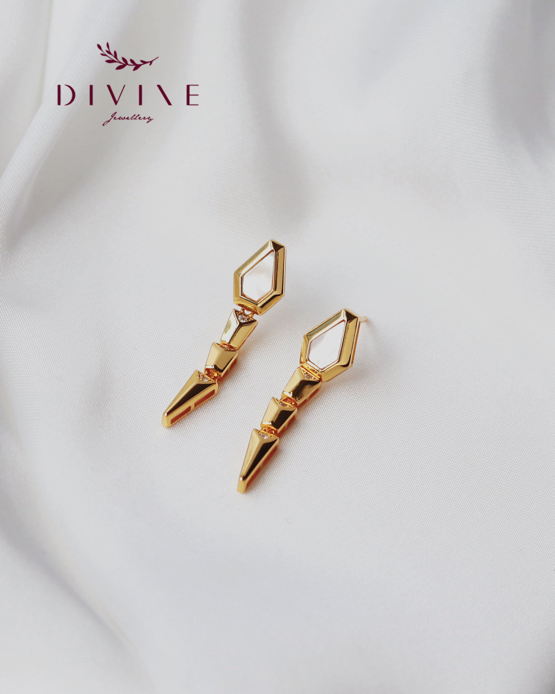 Silver earrings 173