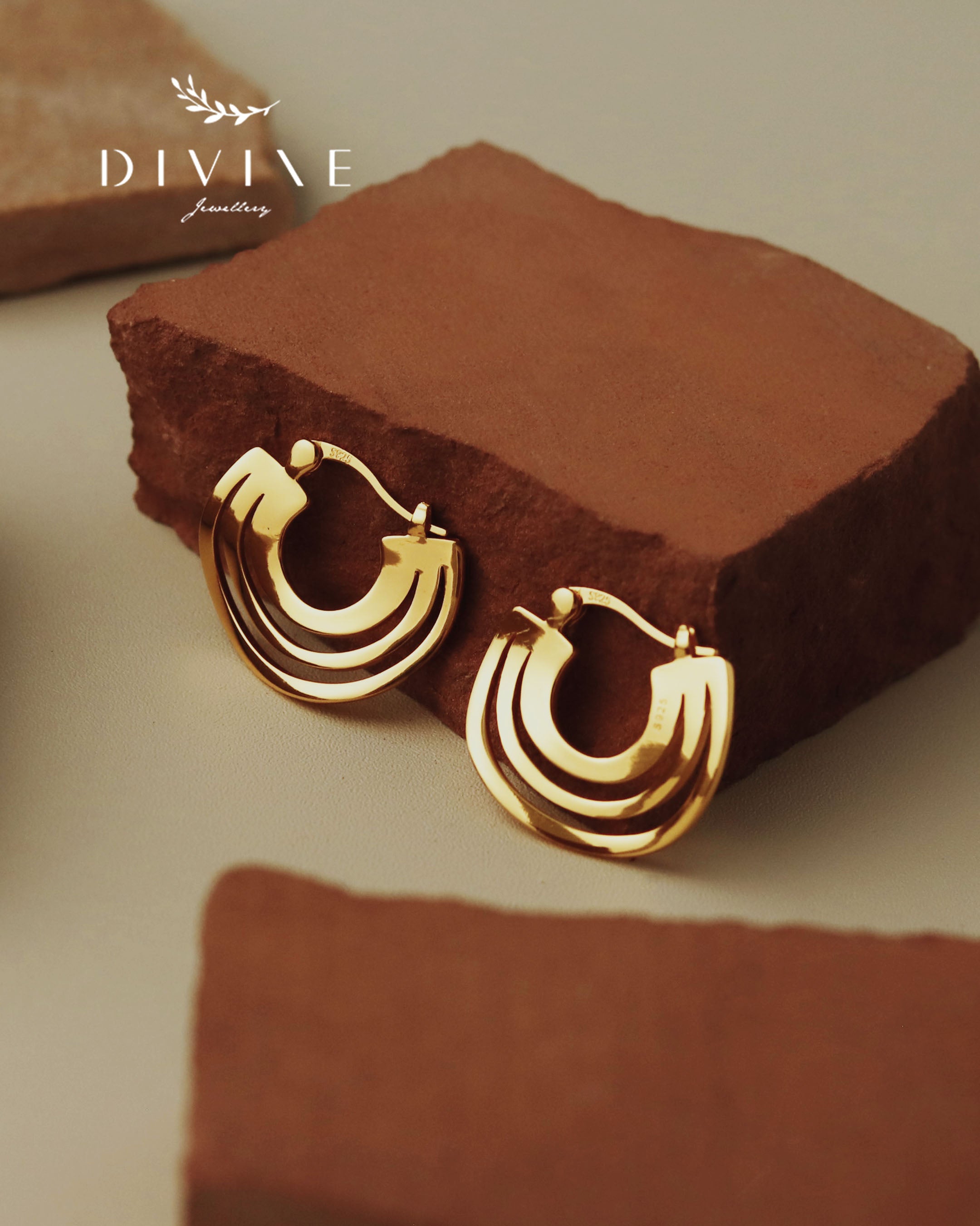 Silver earrings 175