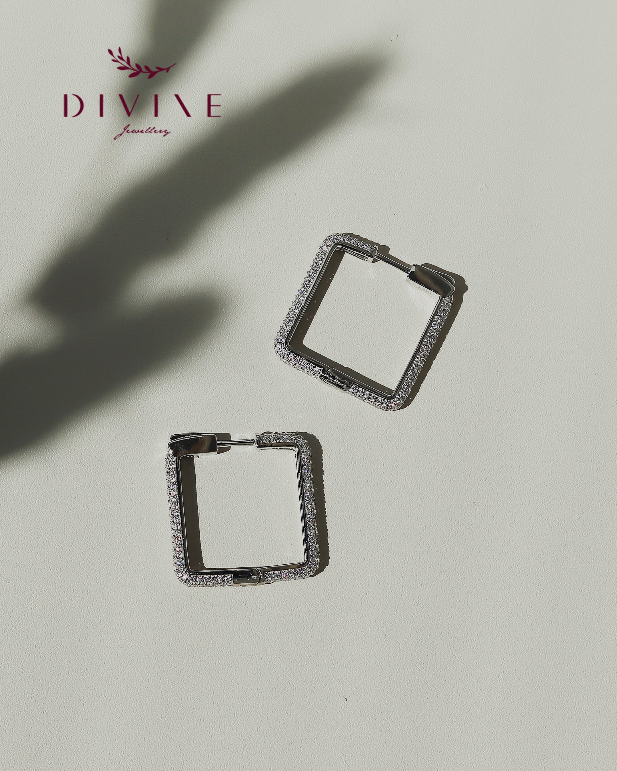 Silver earrings 124