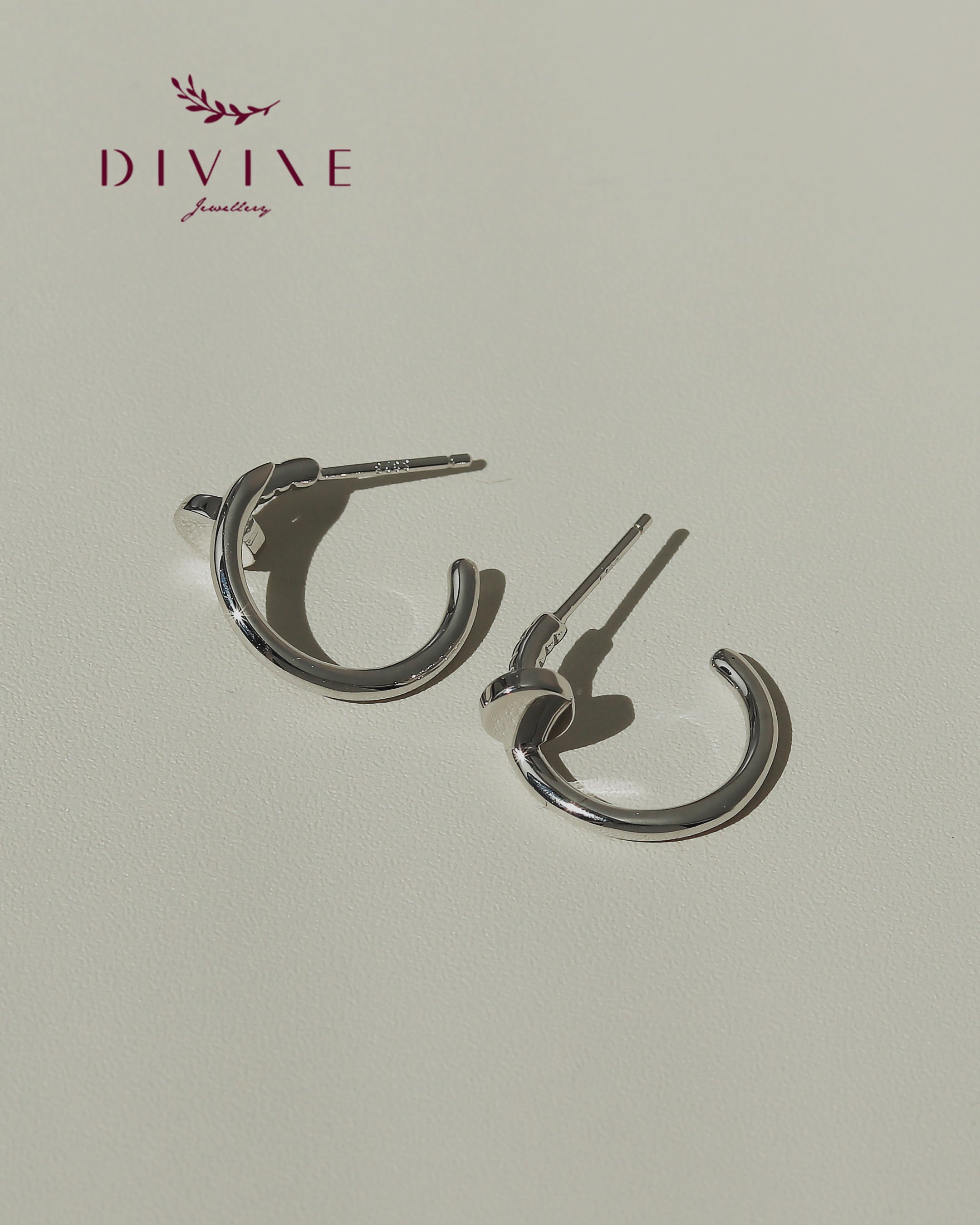 Silver earrings 125