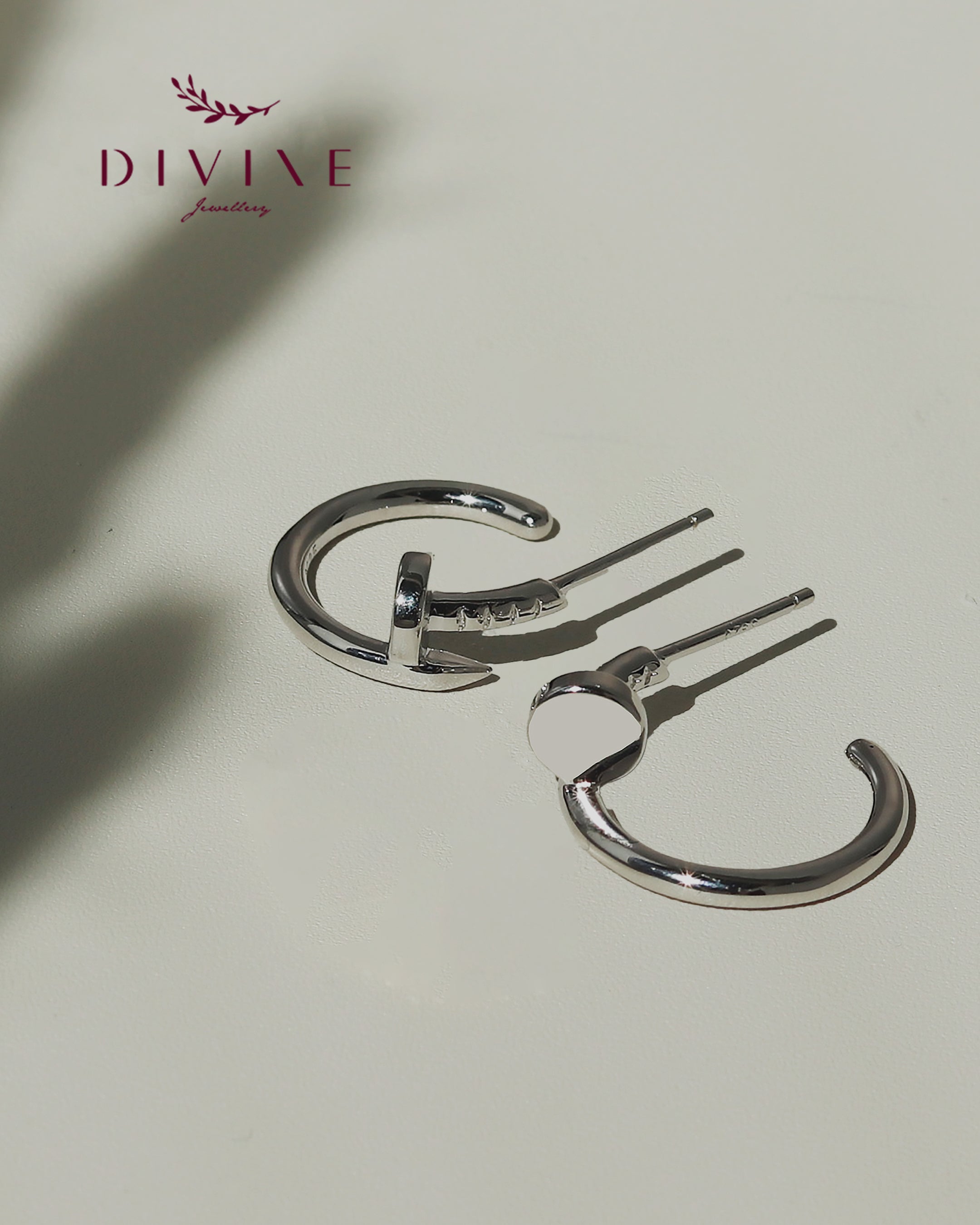 Silver earrings 125
