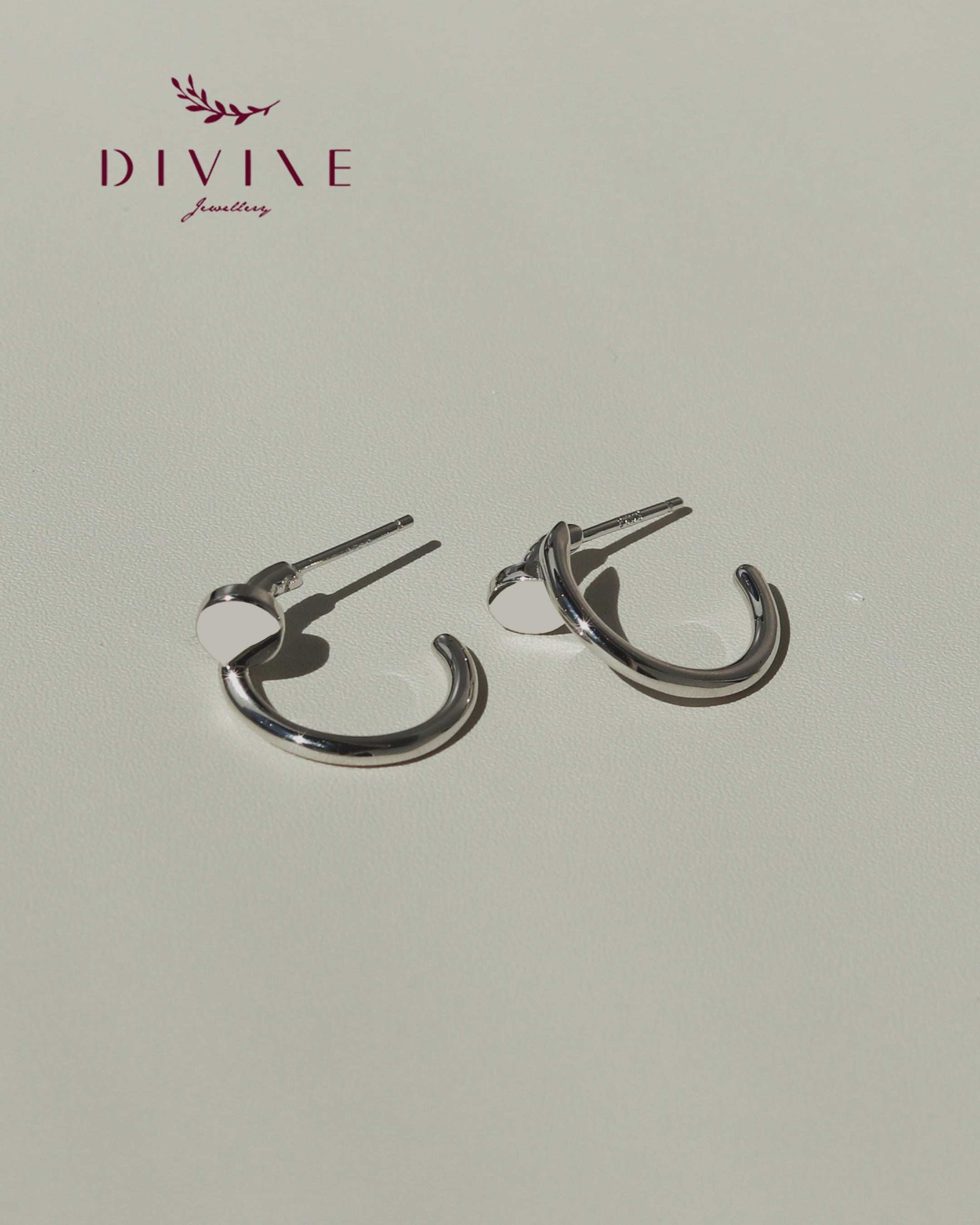 Silver earrings 125