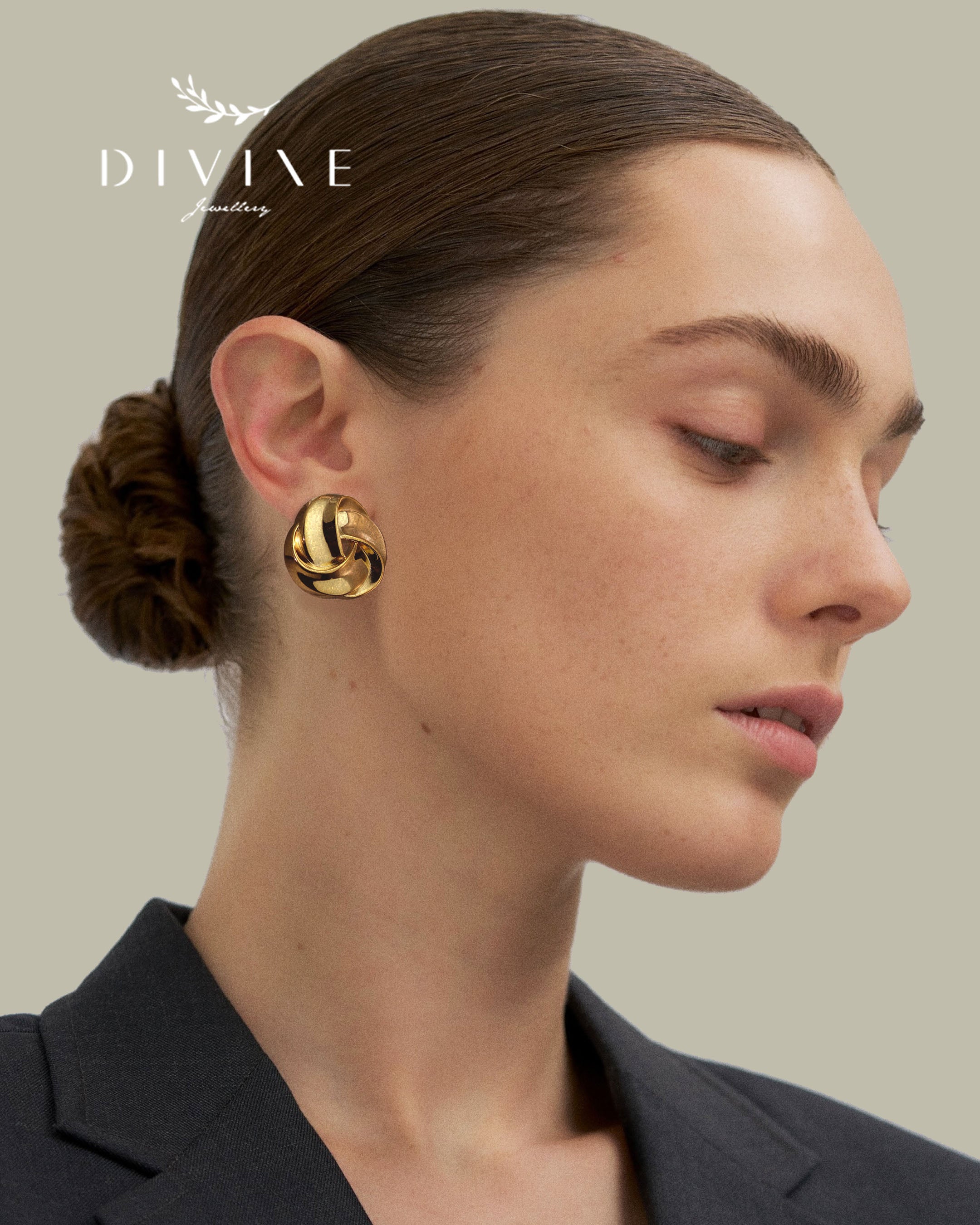 Silver earrings 126
