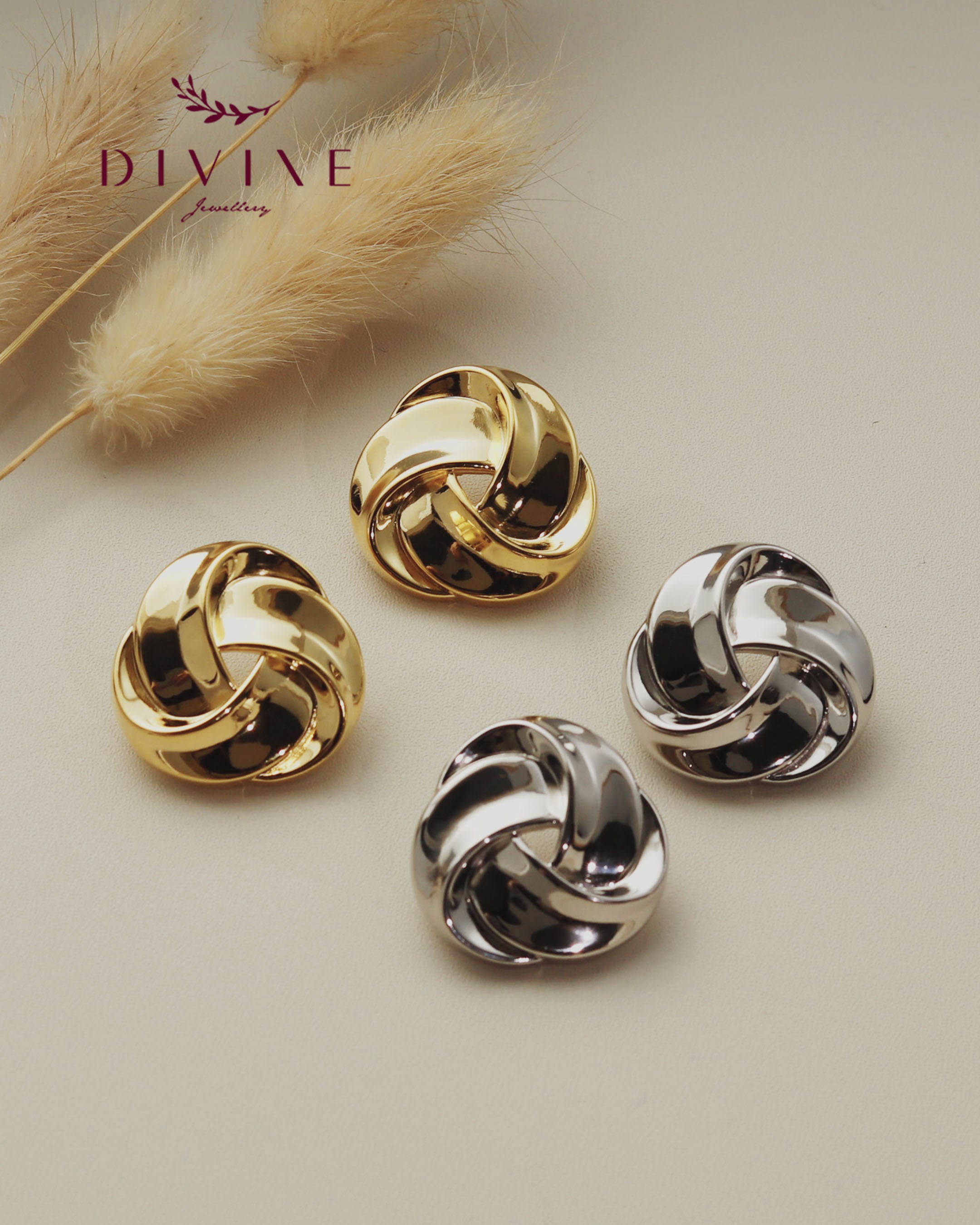 Silver earrings 126