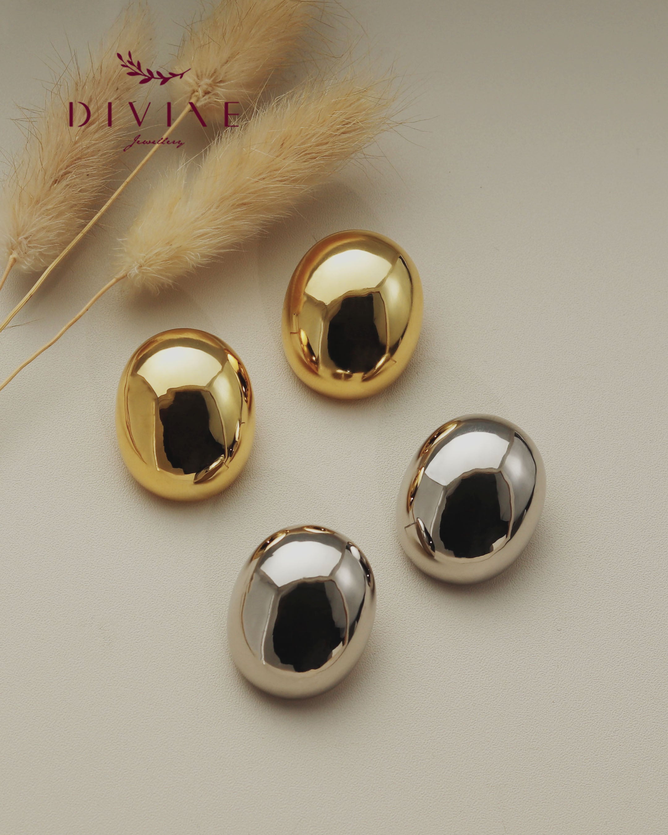 Silver earrings 128