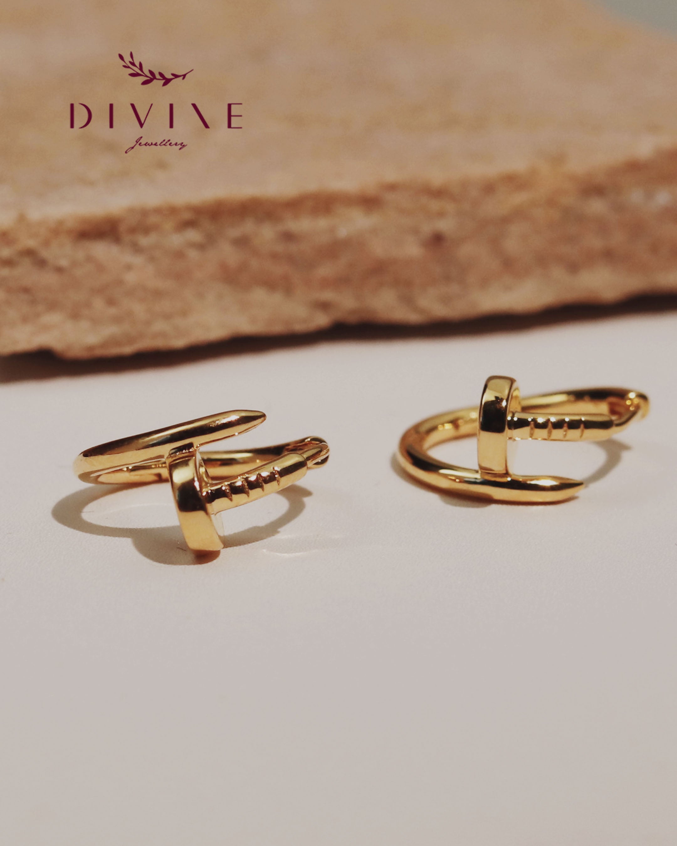 Silver earrings 129