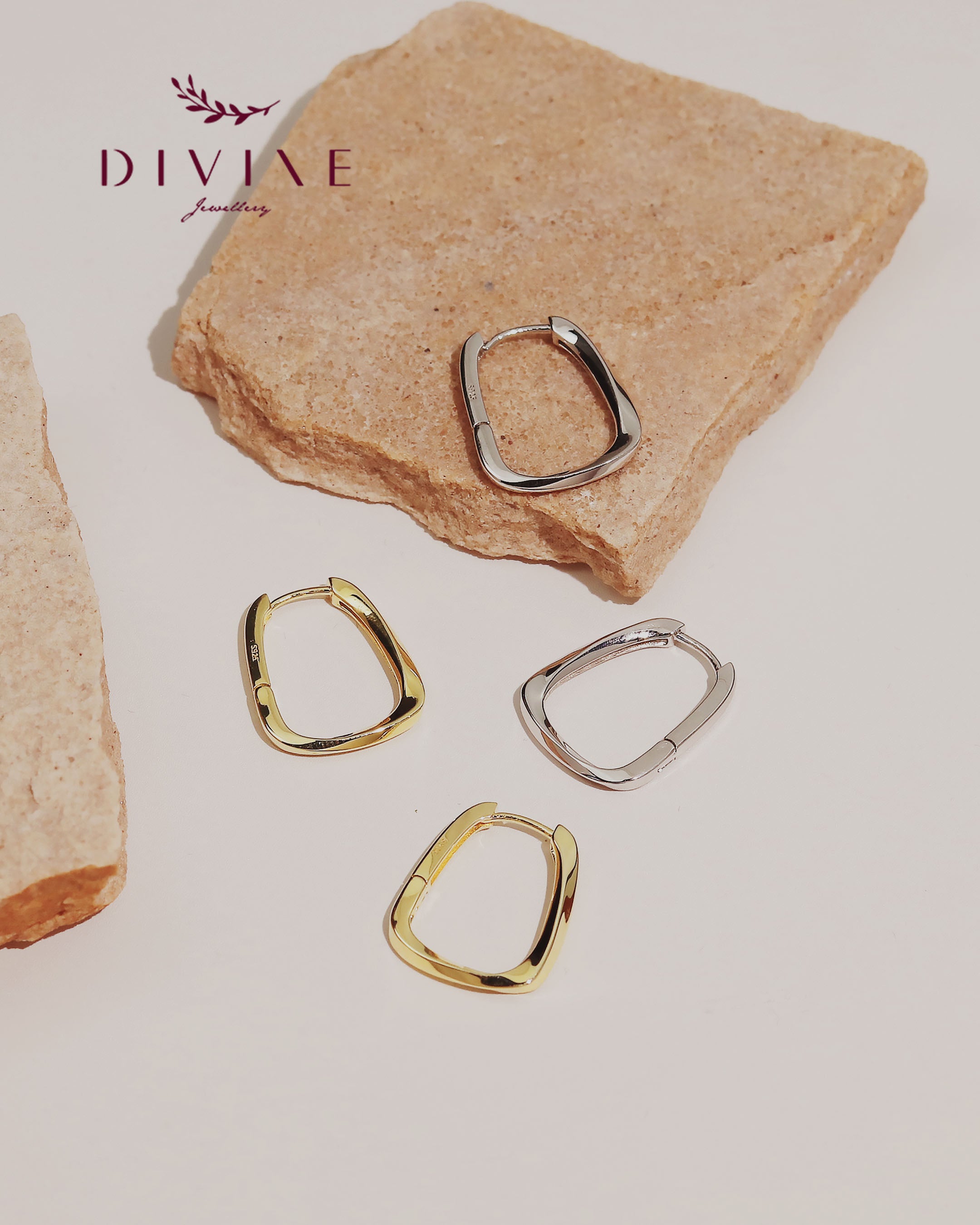 Silver earrings 130