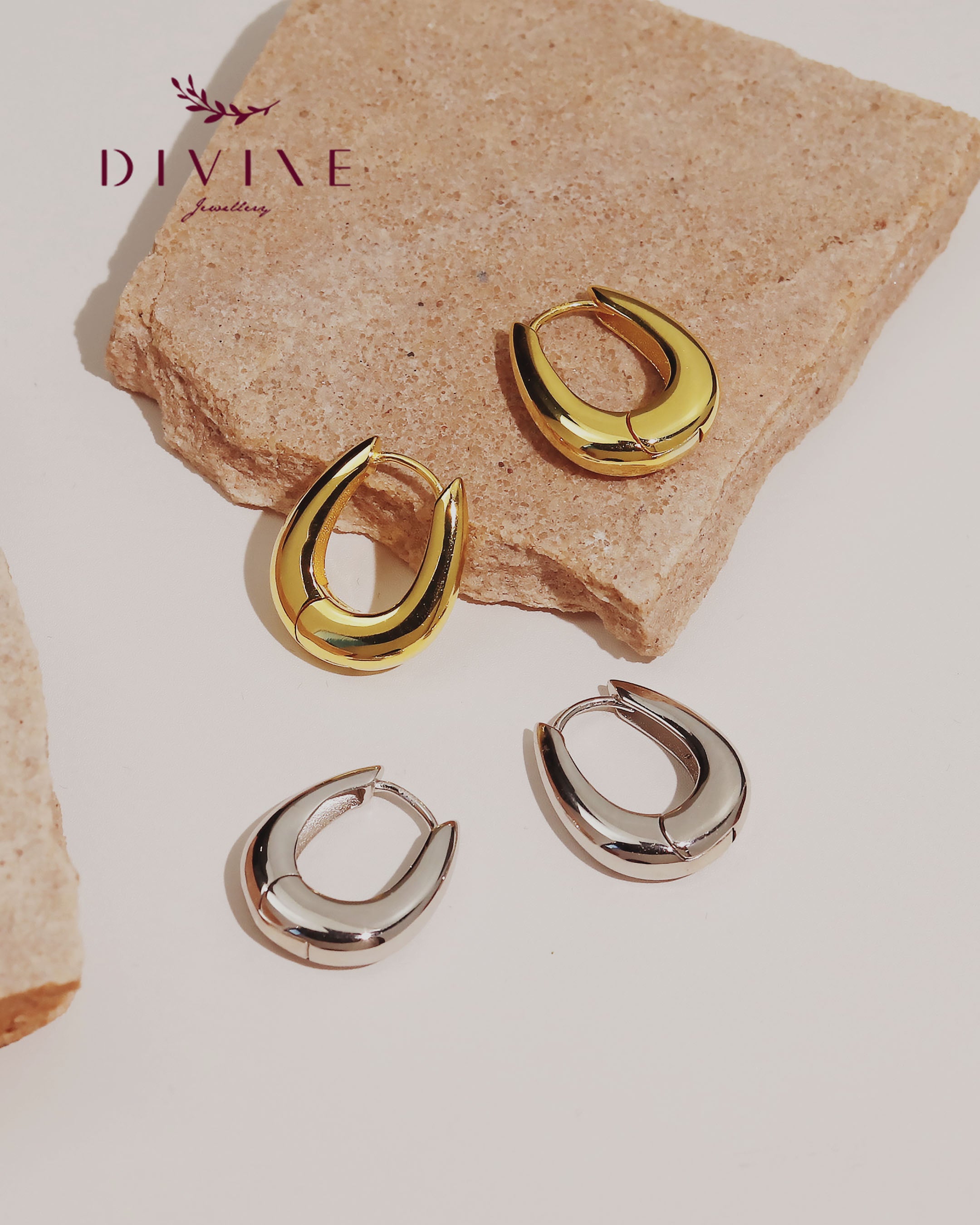 Silver earrings 131