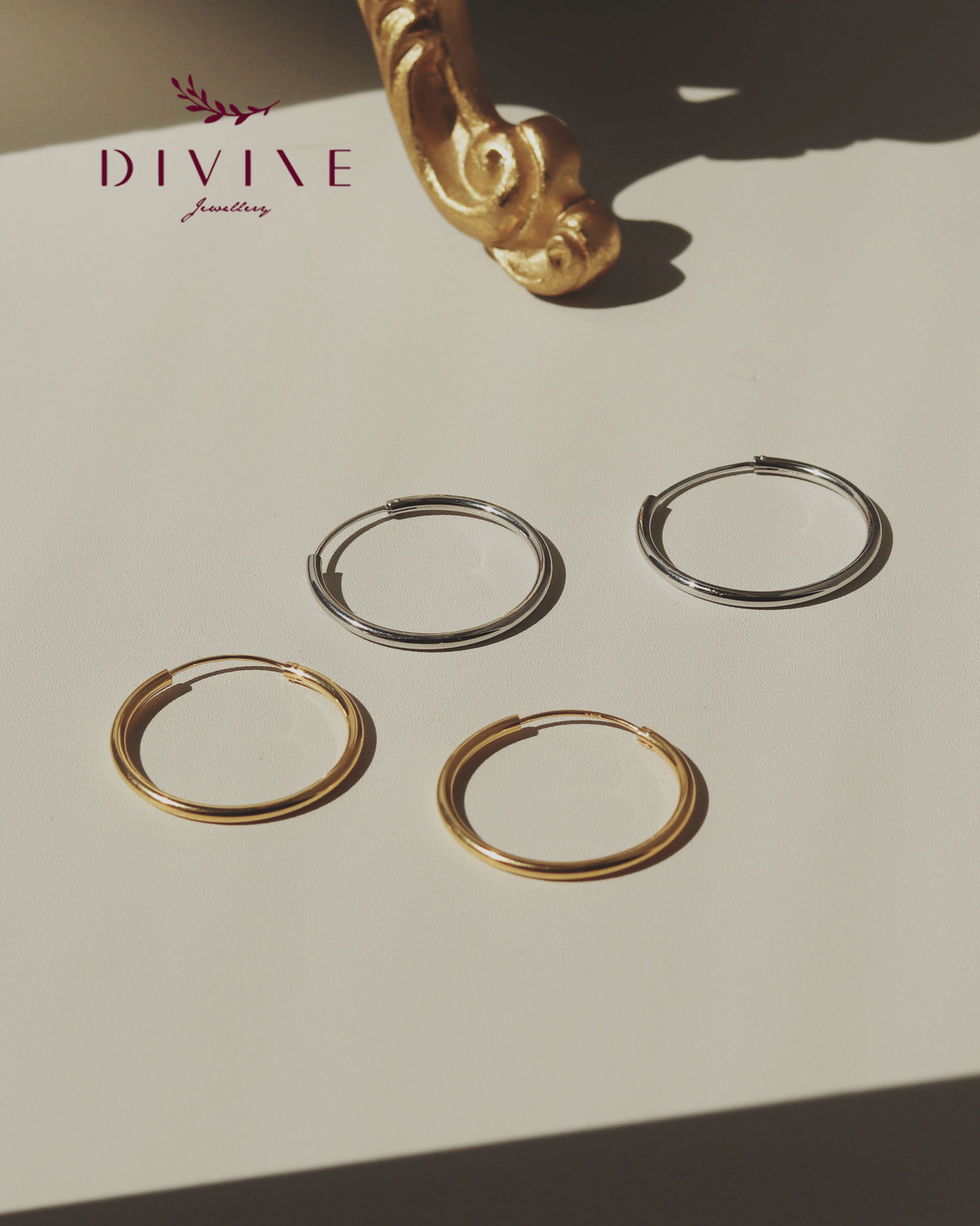 Silver earrings 132