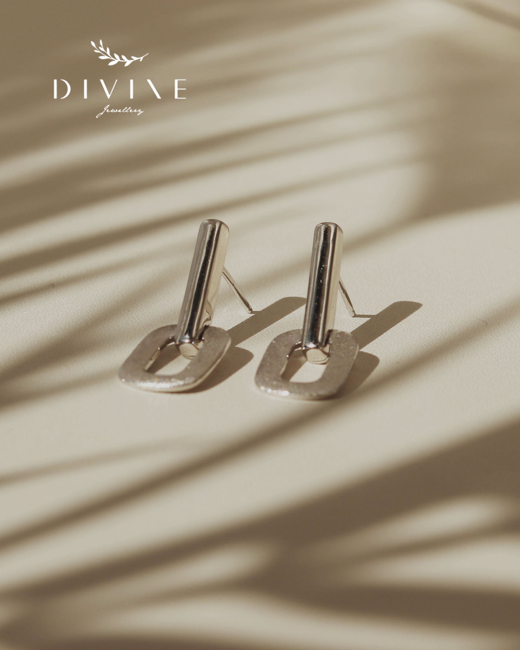 Silver earrings 133