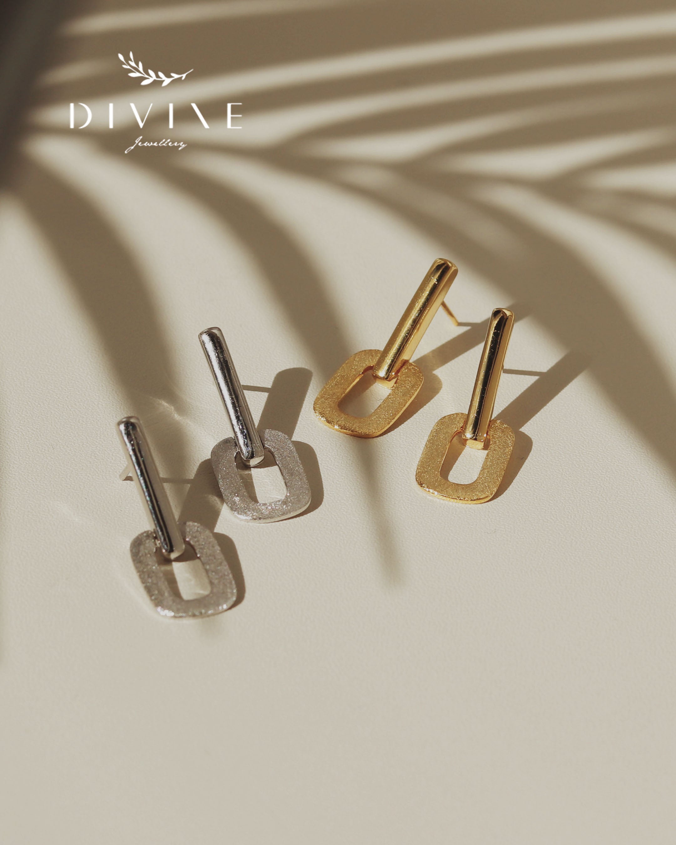 Silver earrings 133