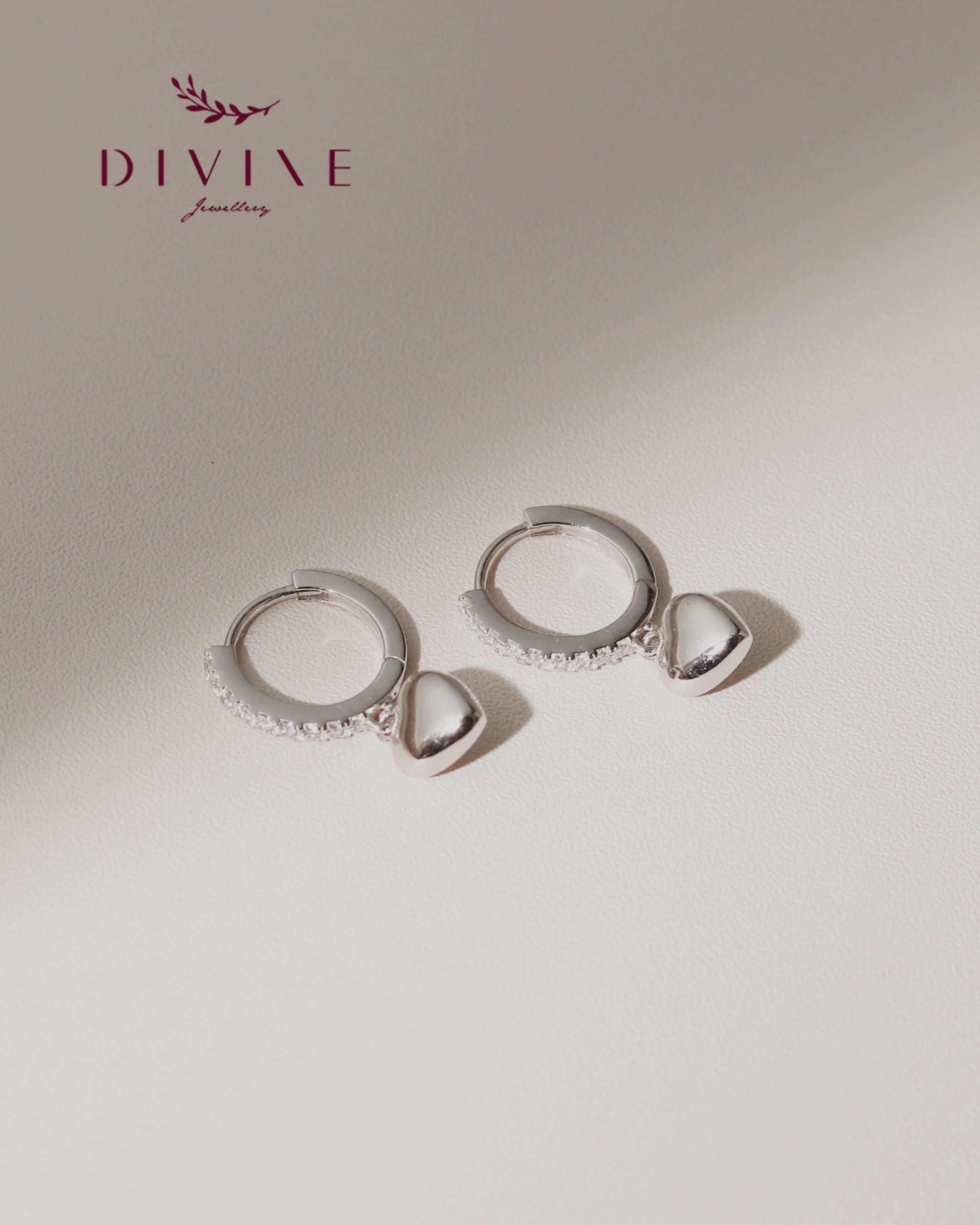 Silver earrings 135