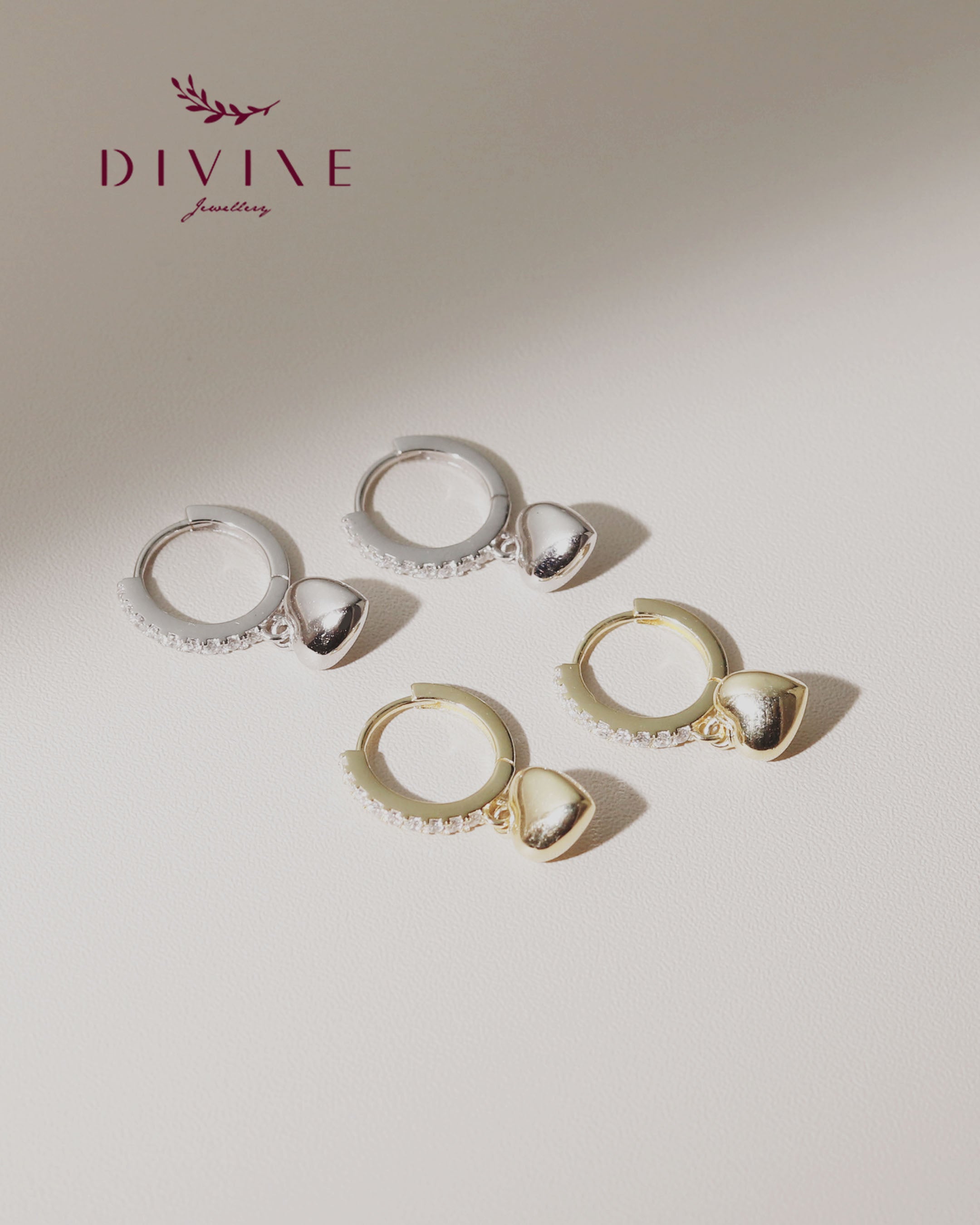 Silver earrings 135
