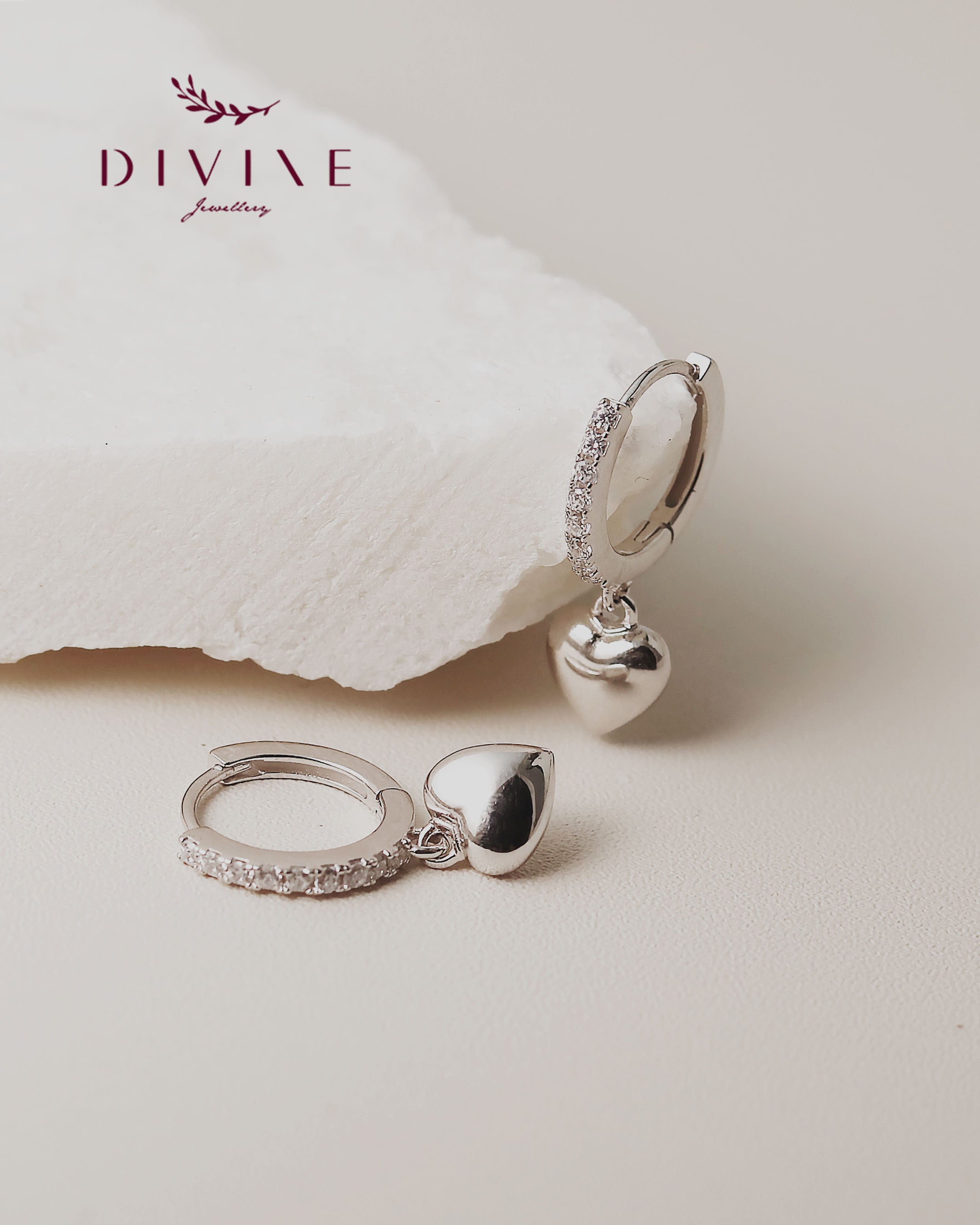 Silver earrings 135