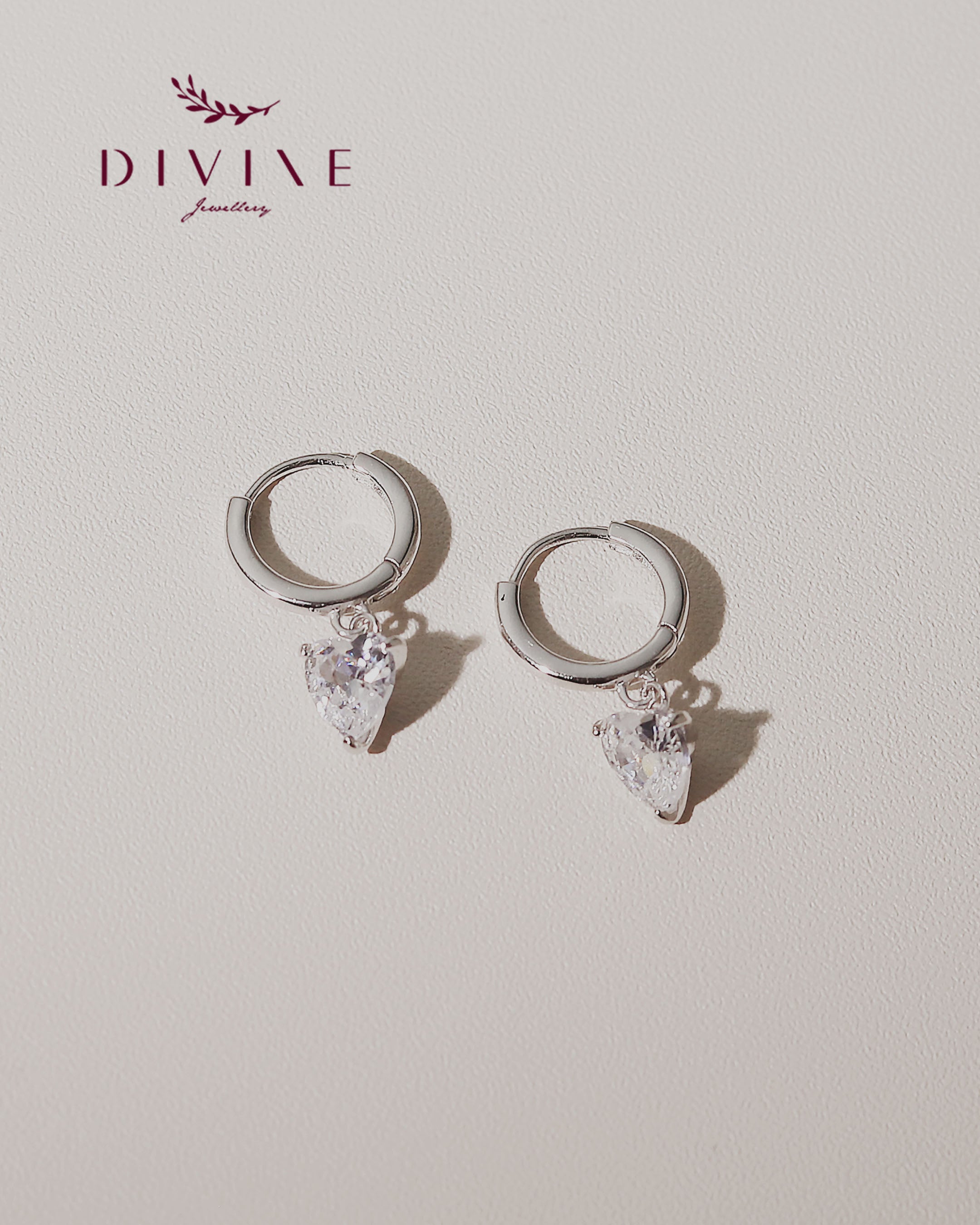 Silver earrings 136