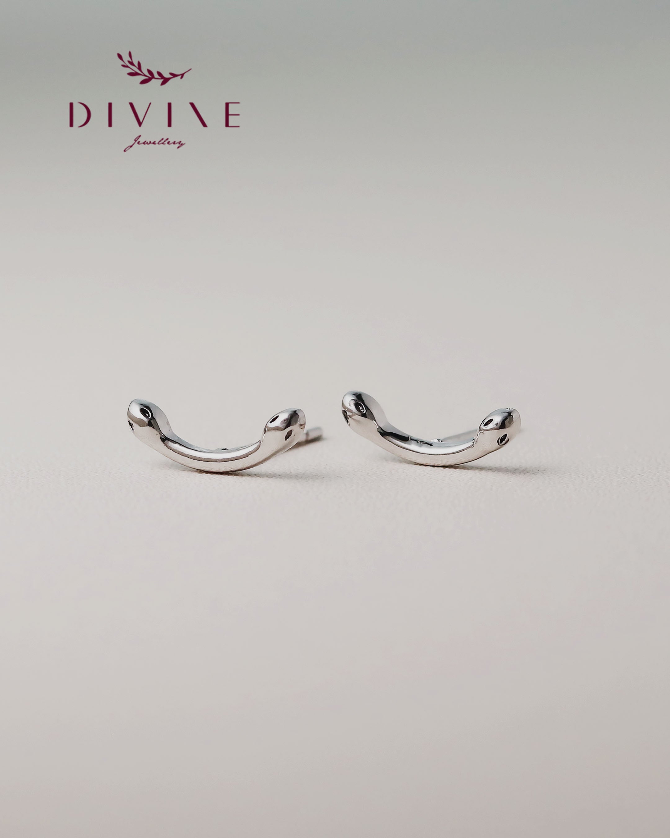 Silver earrings 142