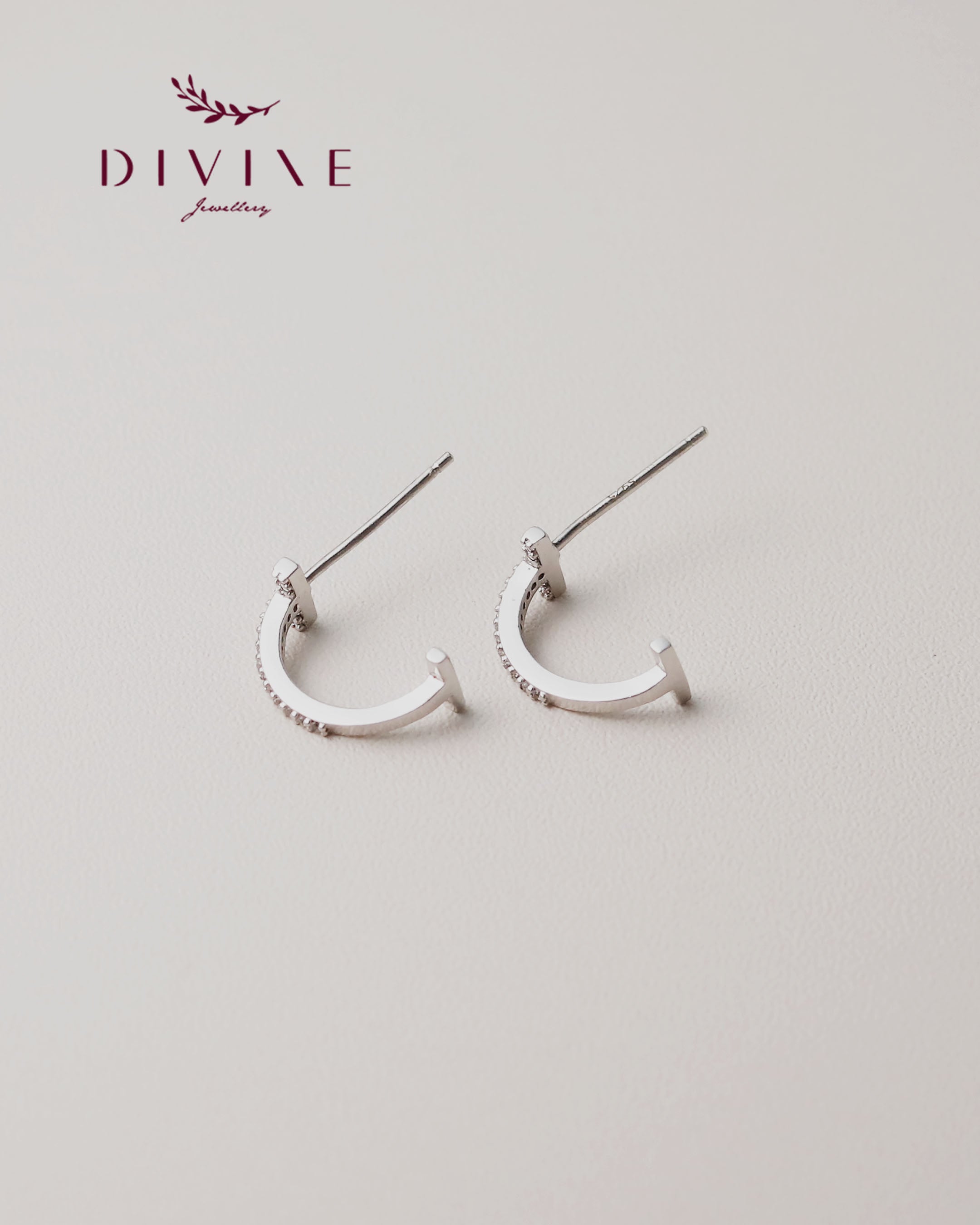 Silver earrings 143