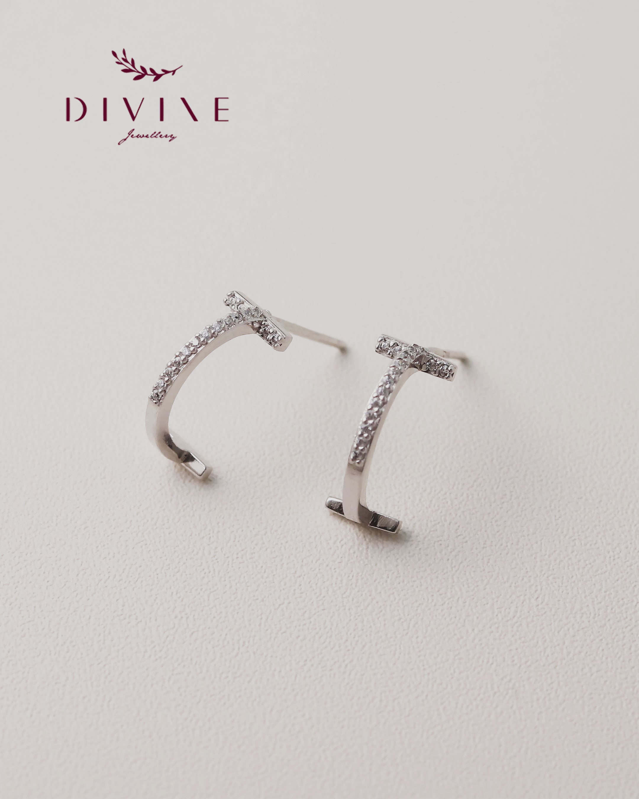 Silver earrings 143