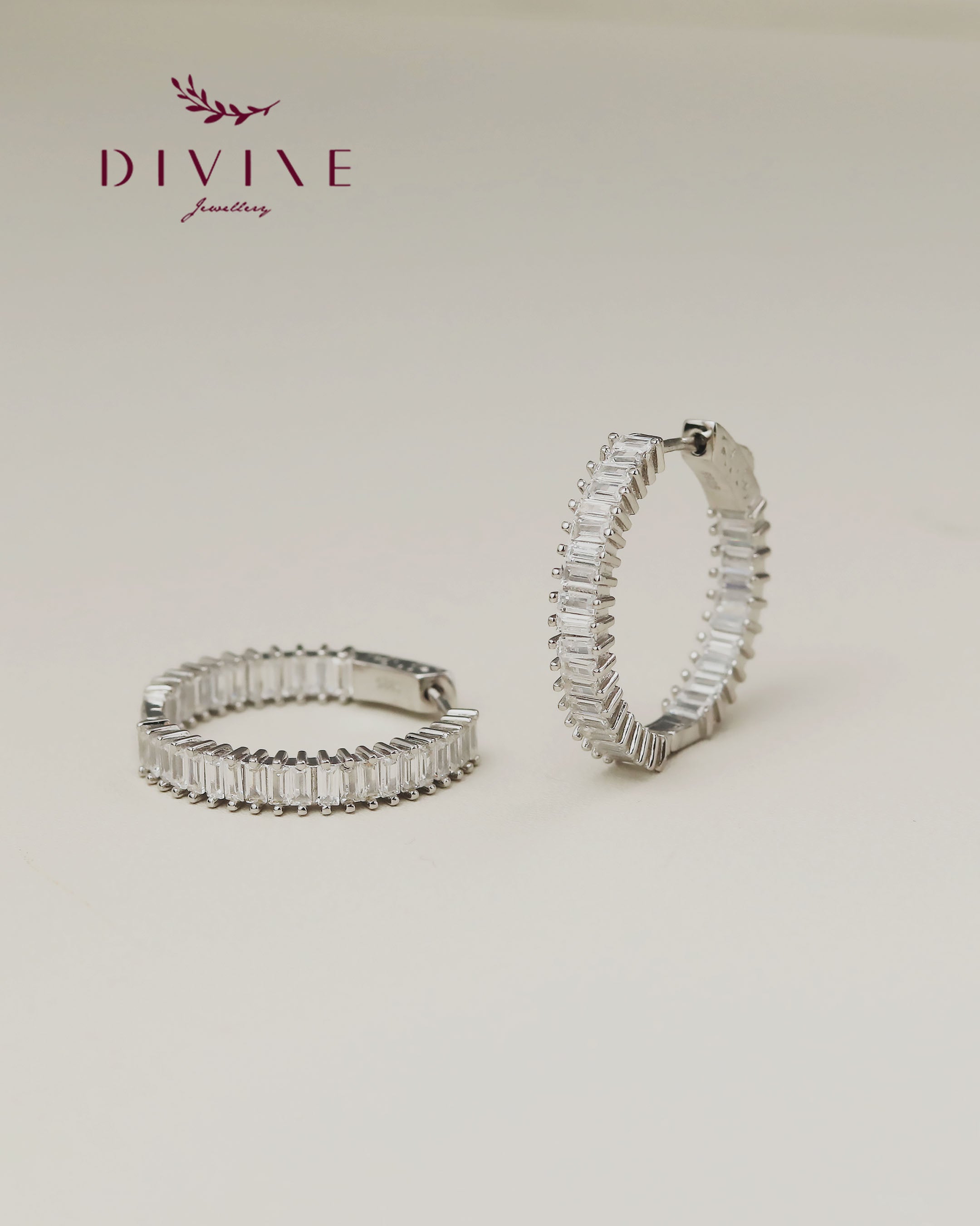 Silver earrings 144