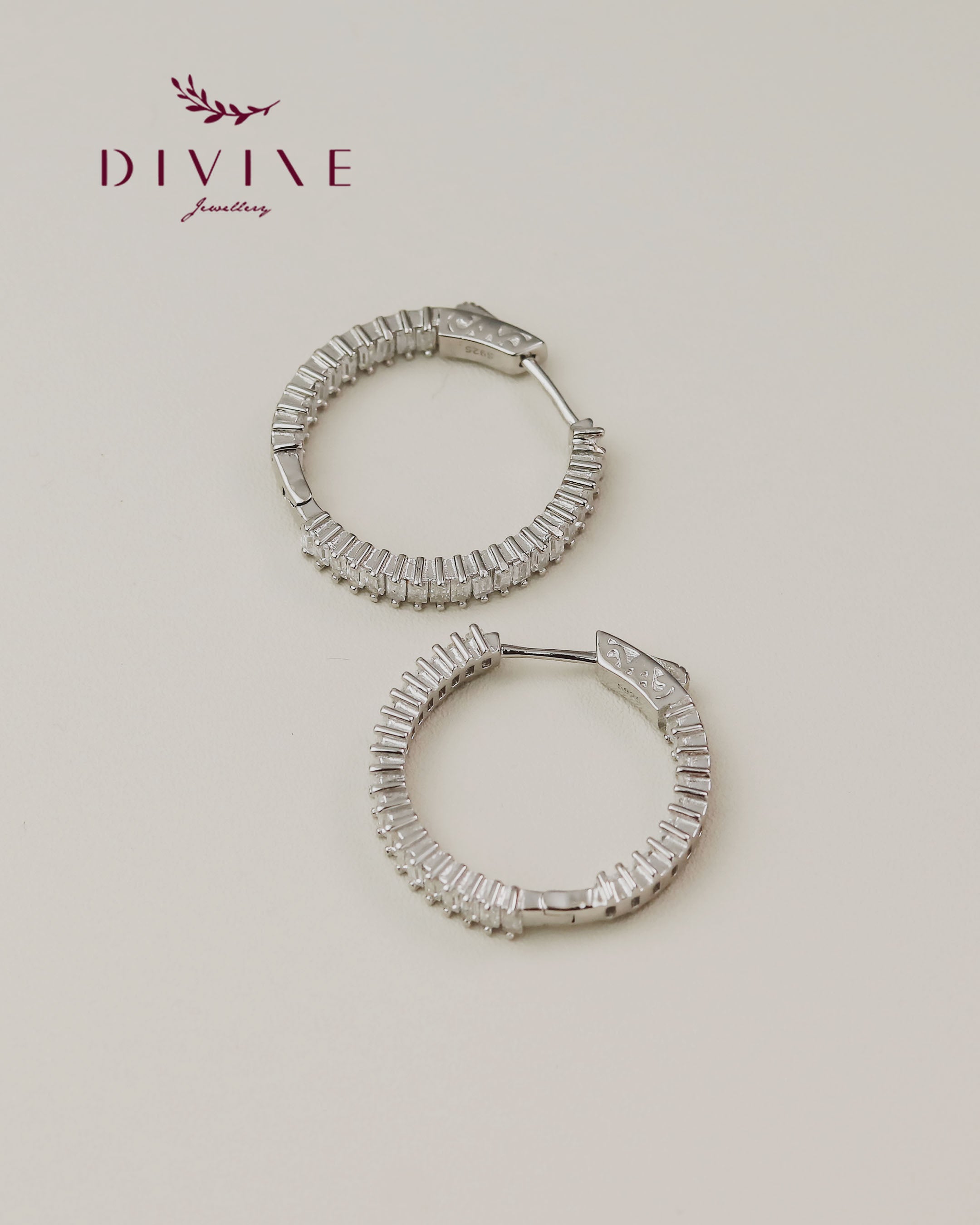Silver earrings 144