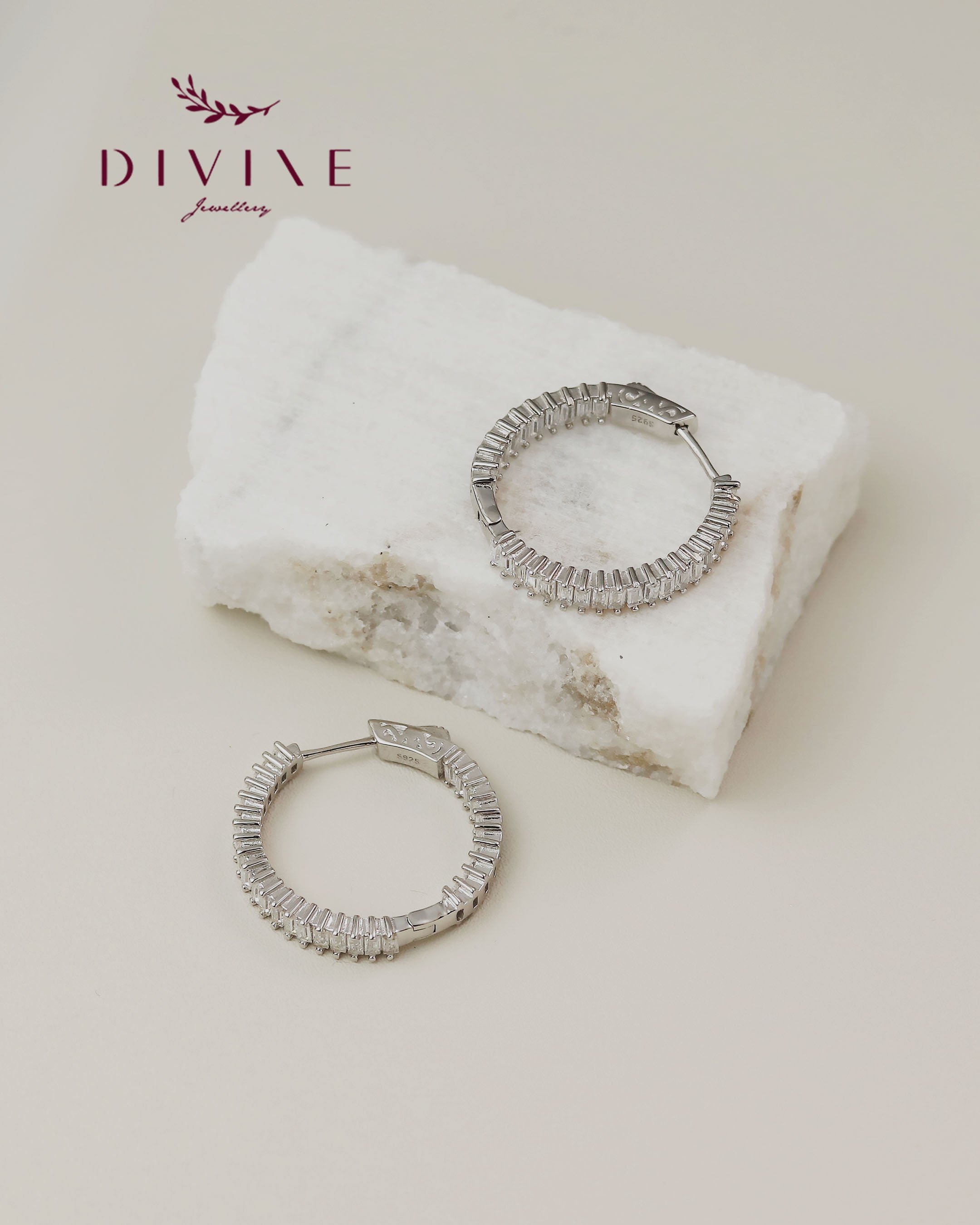 Silver earrings 144