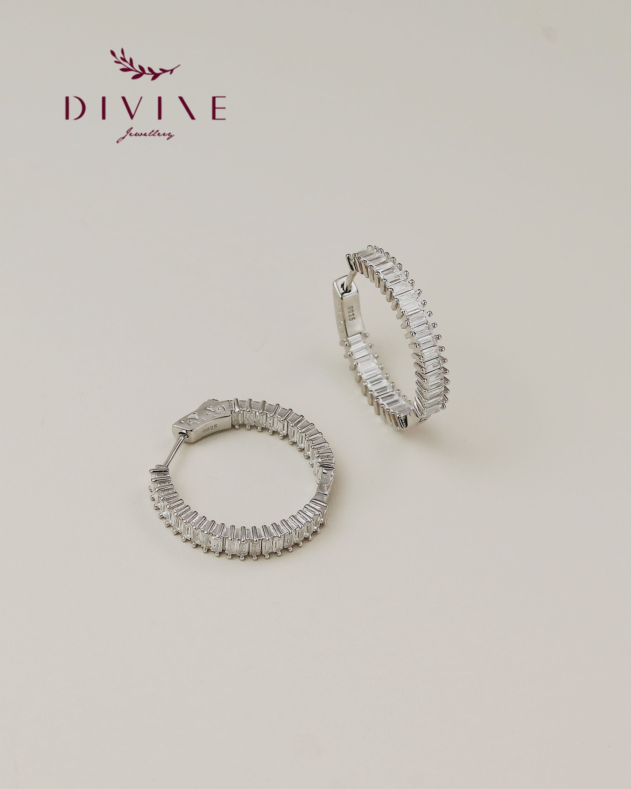 Silver earrings 144