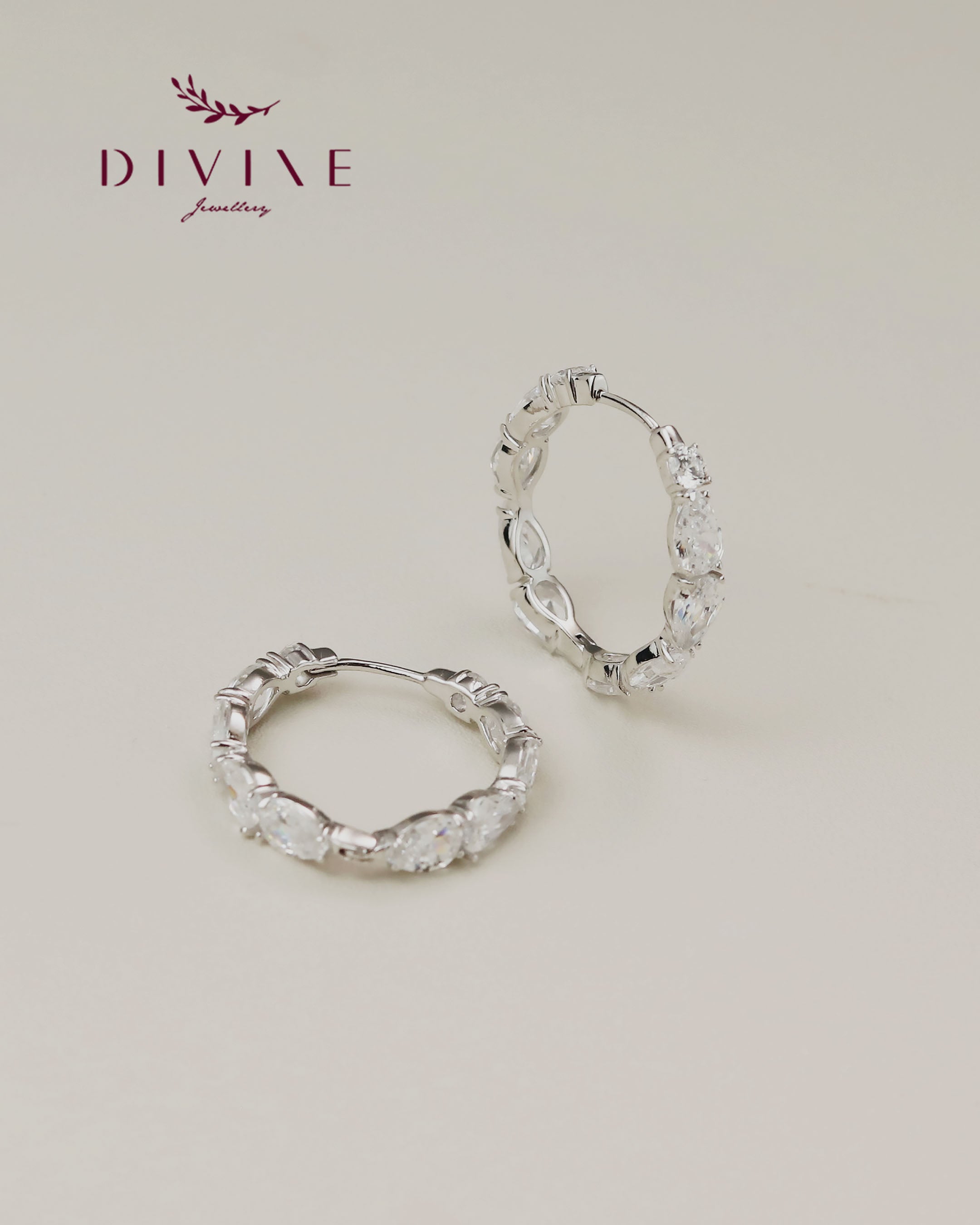 Silver earrings 145