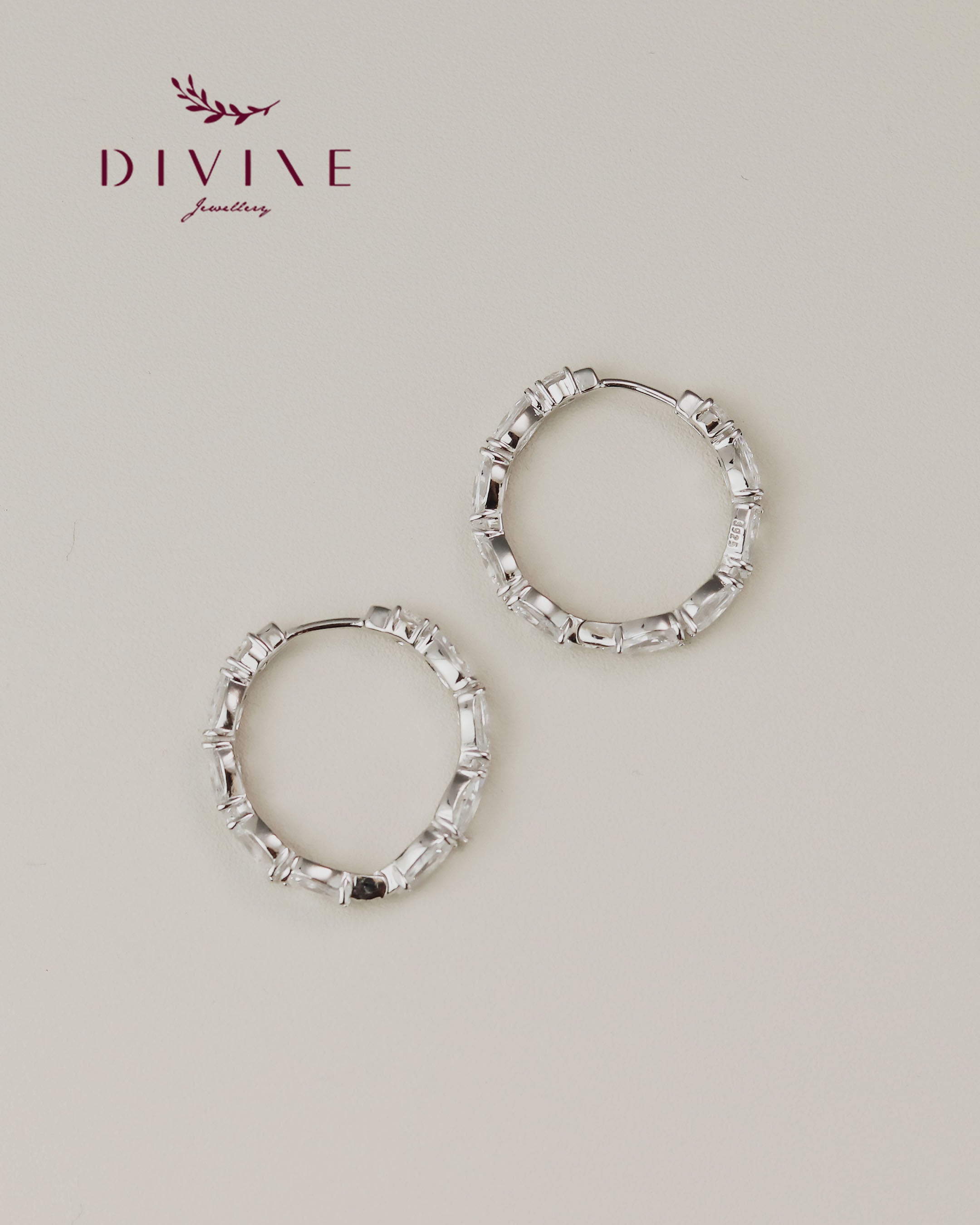 Silver earrings 145