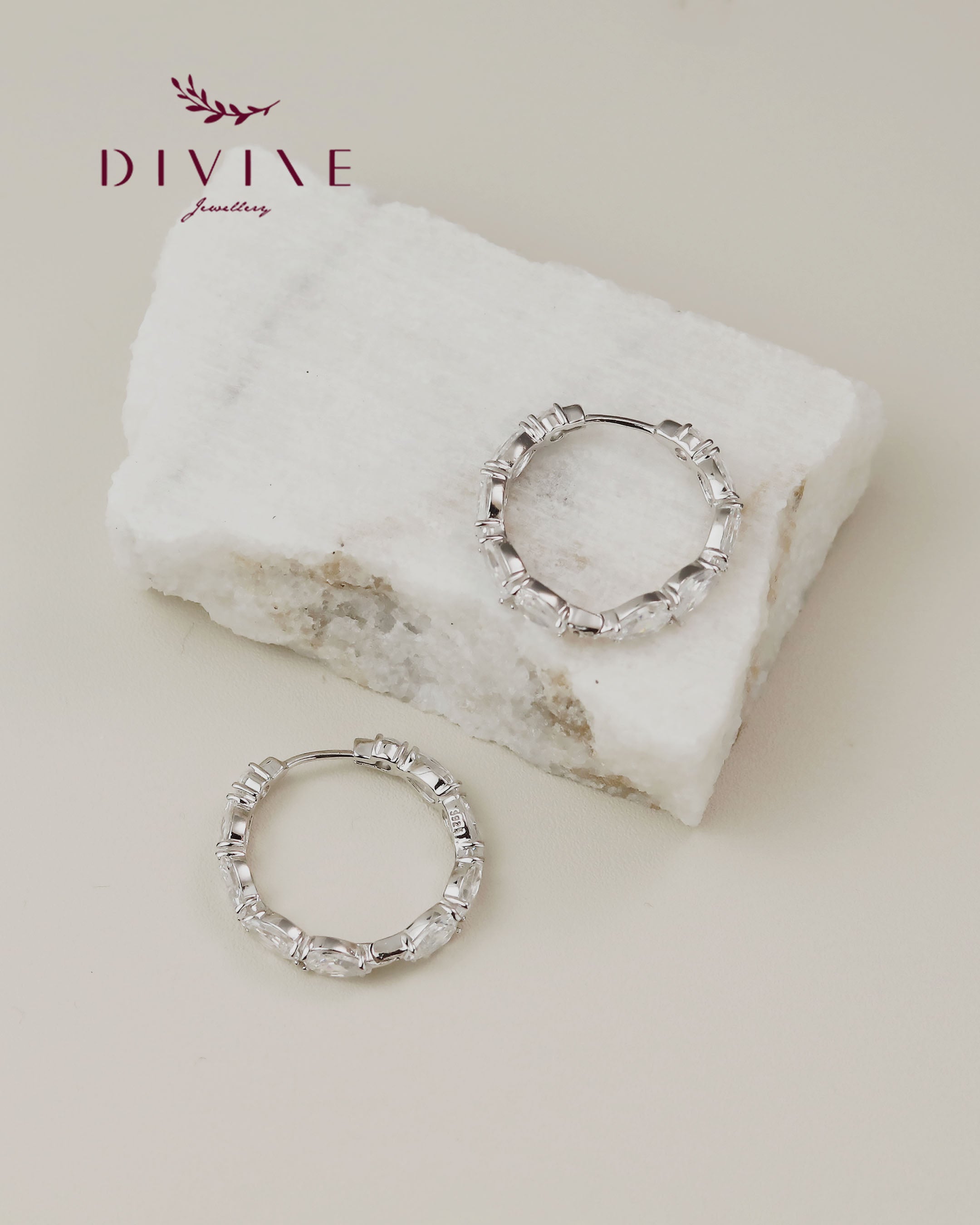 Silver earrings 145