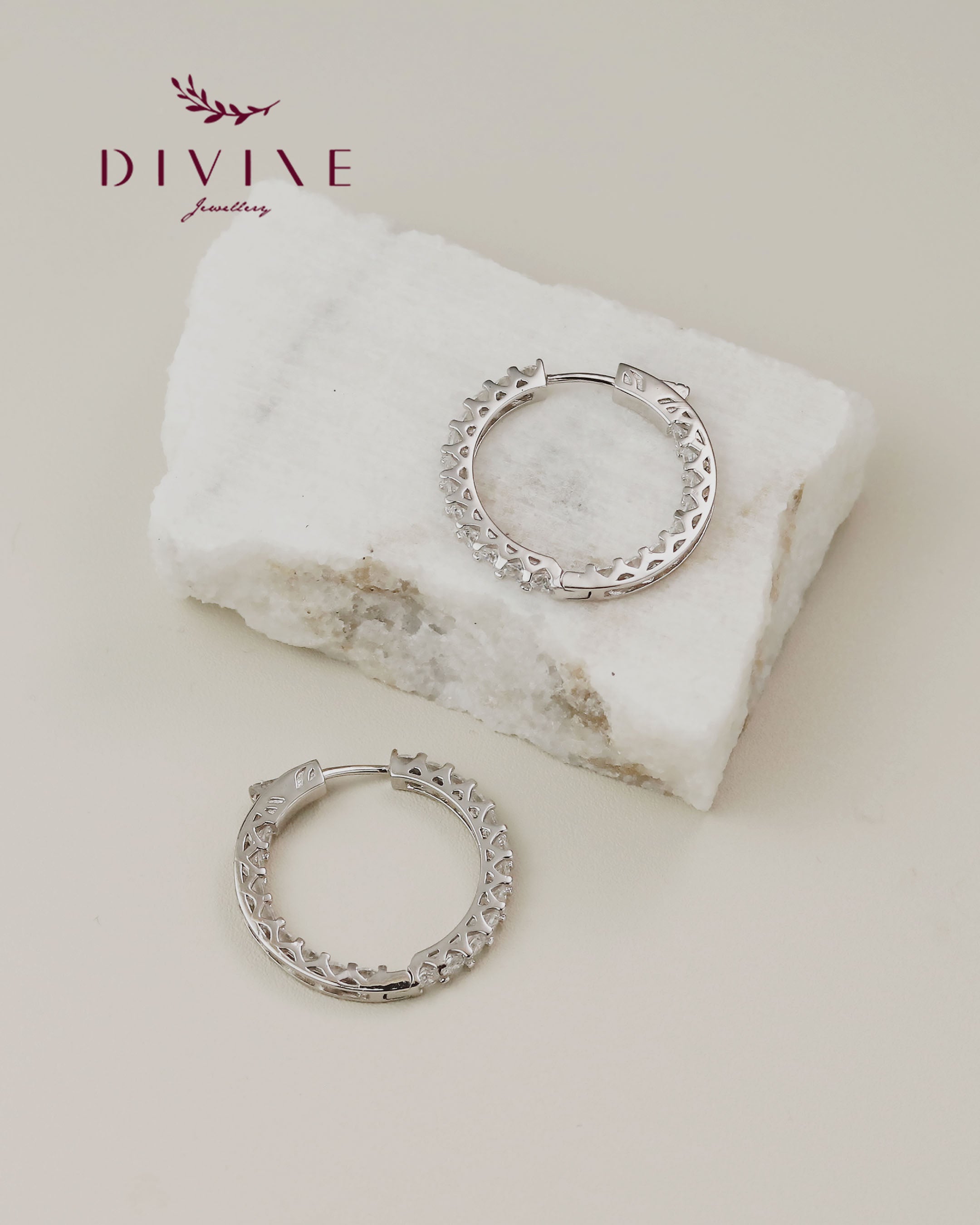 Silver earrings 146